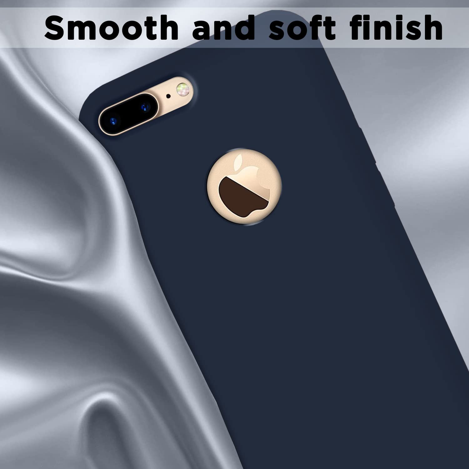 Pikkme iPhone 7 Plus/8 Plus Soft Silicone dark blue back cover – photo 6