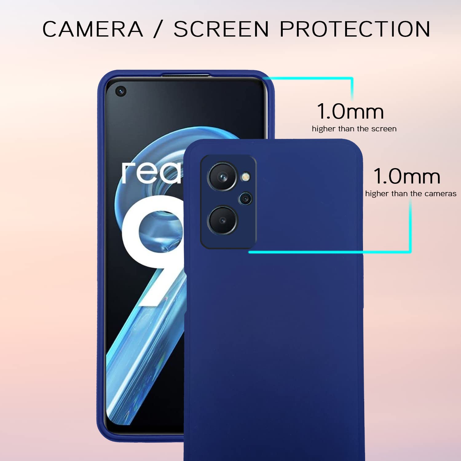 Realme 9i phone cover in blue by Pikkme – photo 4