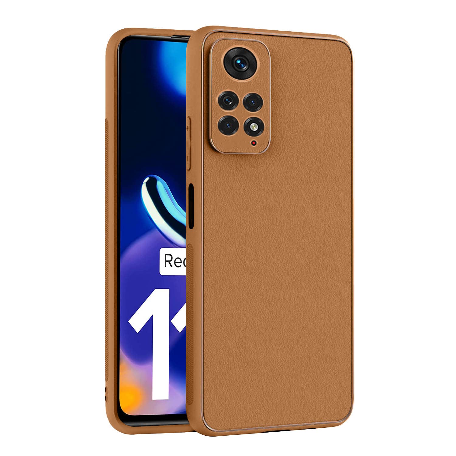 Pikkme brown Chrome phone cover for Redmi Note 11 Pro/Note 11 Pro Plus 5G