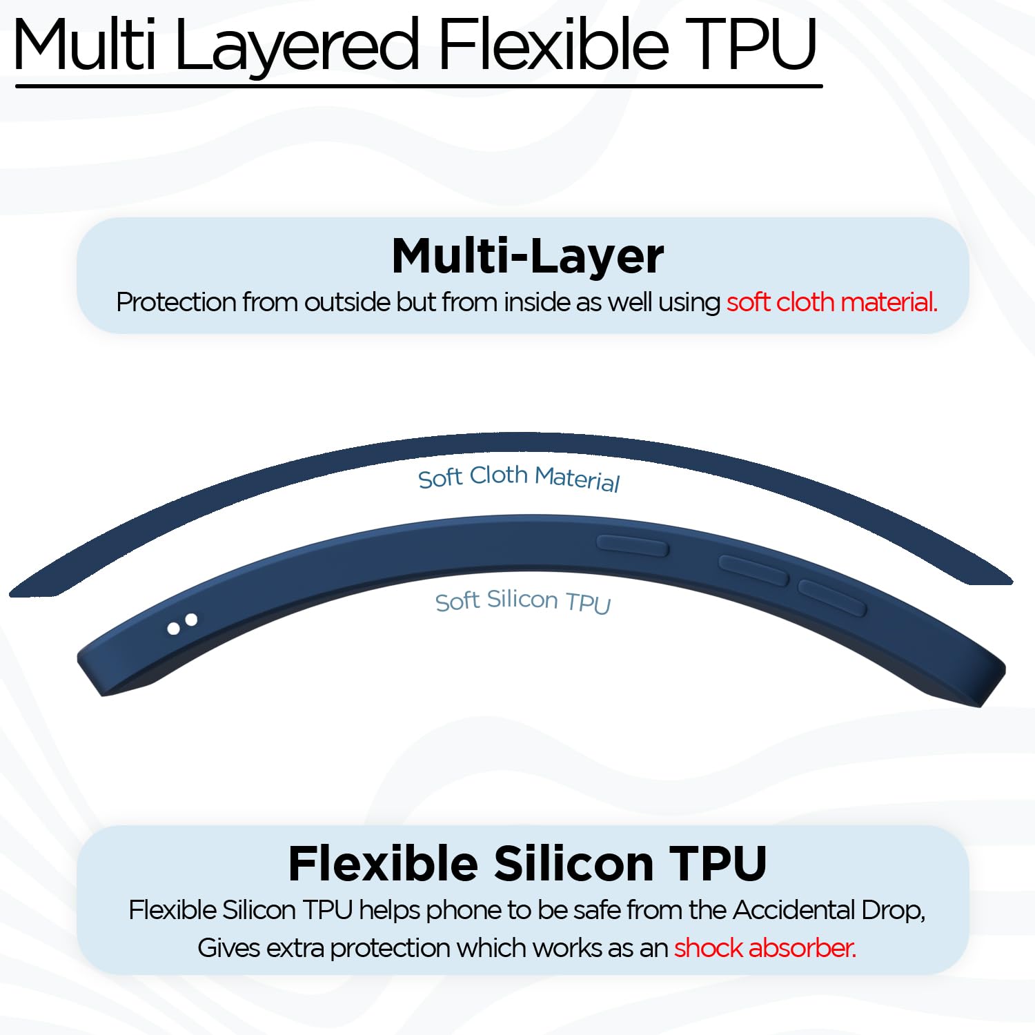 Pikkme Redmi A3 Liquid Silicone Back Cover (Blue)