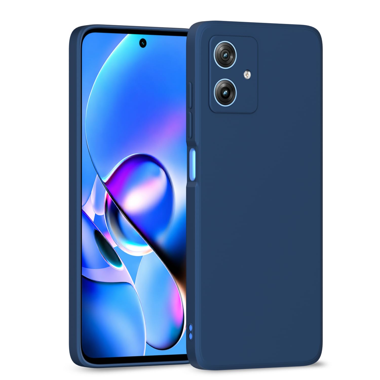 Pikkme Moto G54/G64 5G Matte blue mobile cover