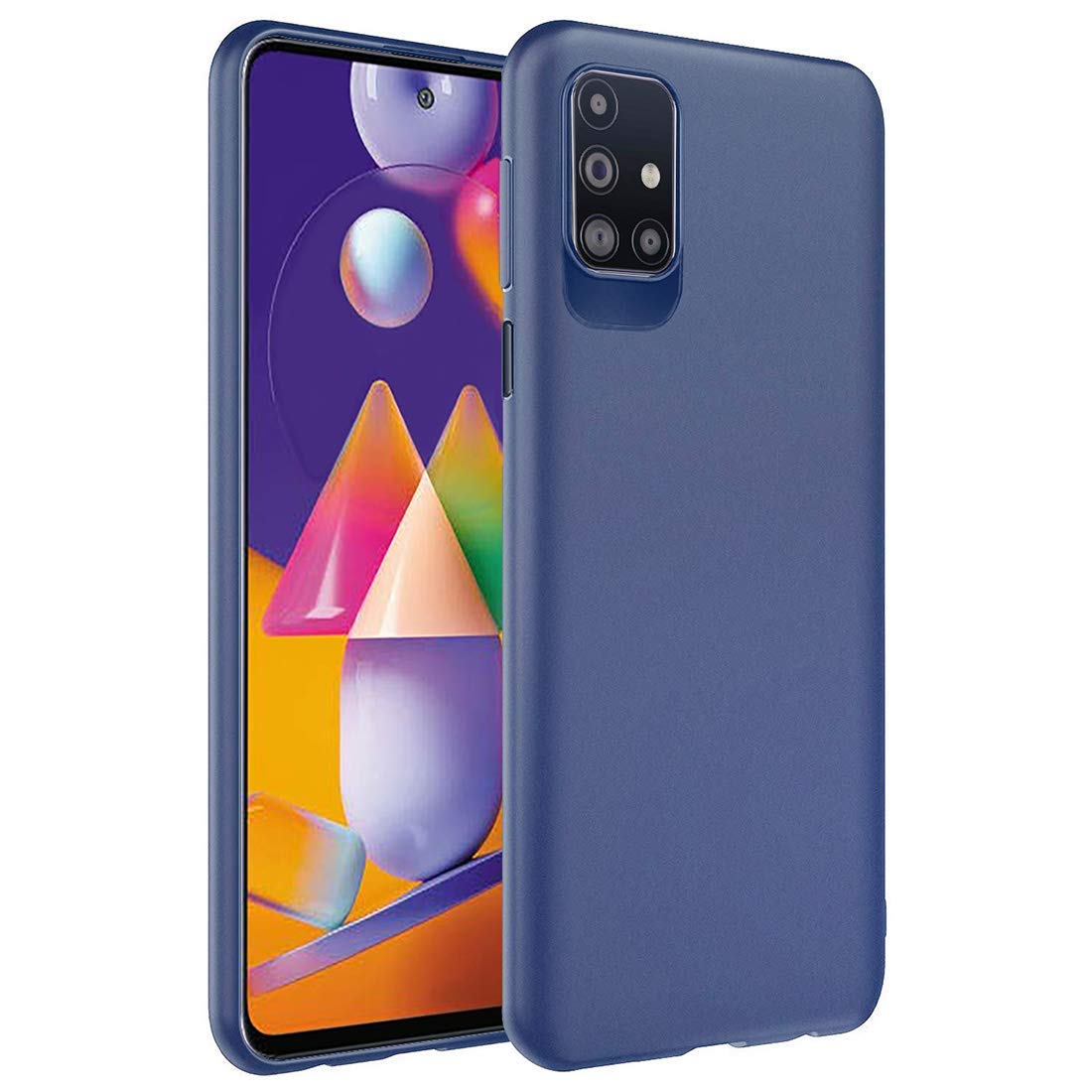 Pikkme blue Matte mobile back cover for Samsung M31S – photo 2