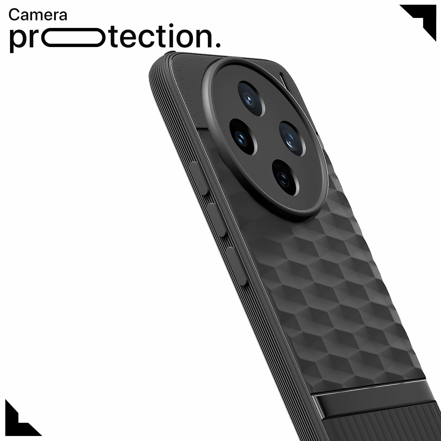 Vivo X200T 5G phone cover in black by Pikkme – photo 5