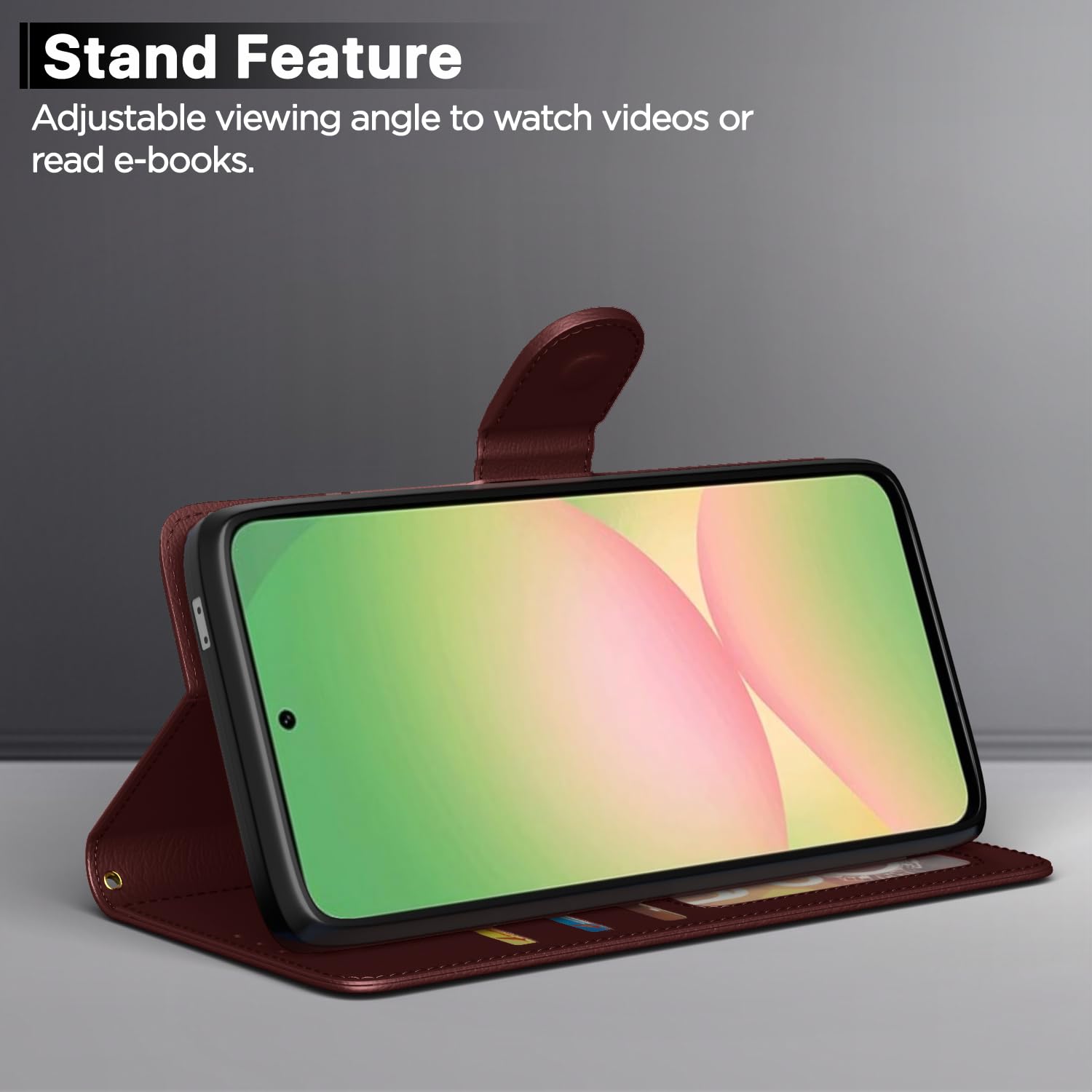 Pikkme brown flip case for Samsung A56 5G – photo 3