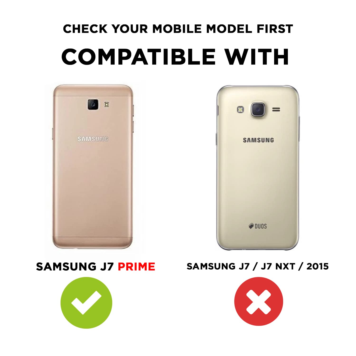 Pikkme Samsung Galaxy J7 Prime Vintage Flip Cover (Black)