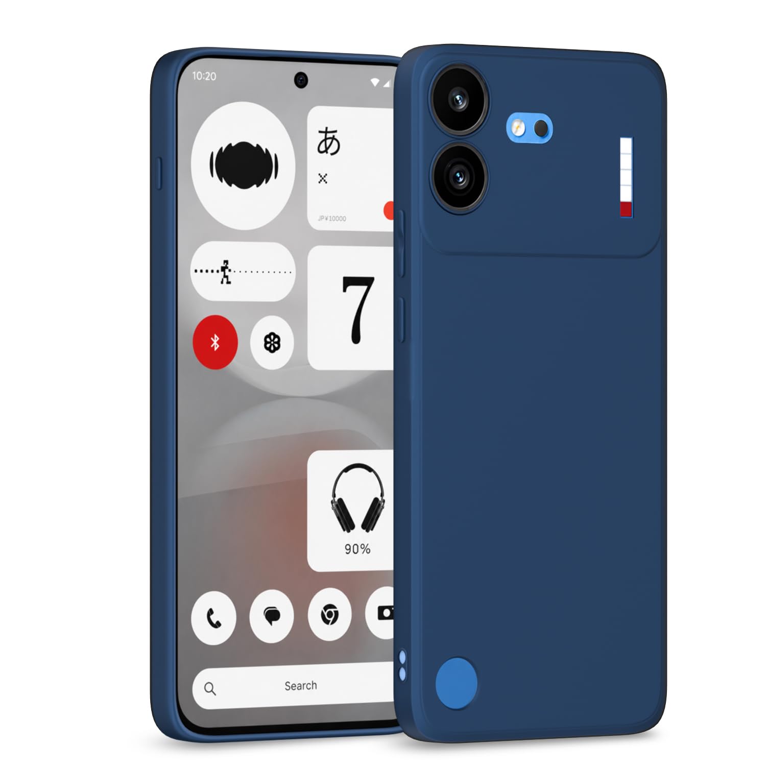 Nothing Phone 4b 5G Matte mobile cover in blue by Pikkme