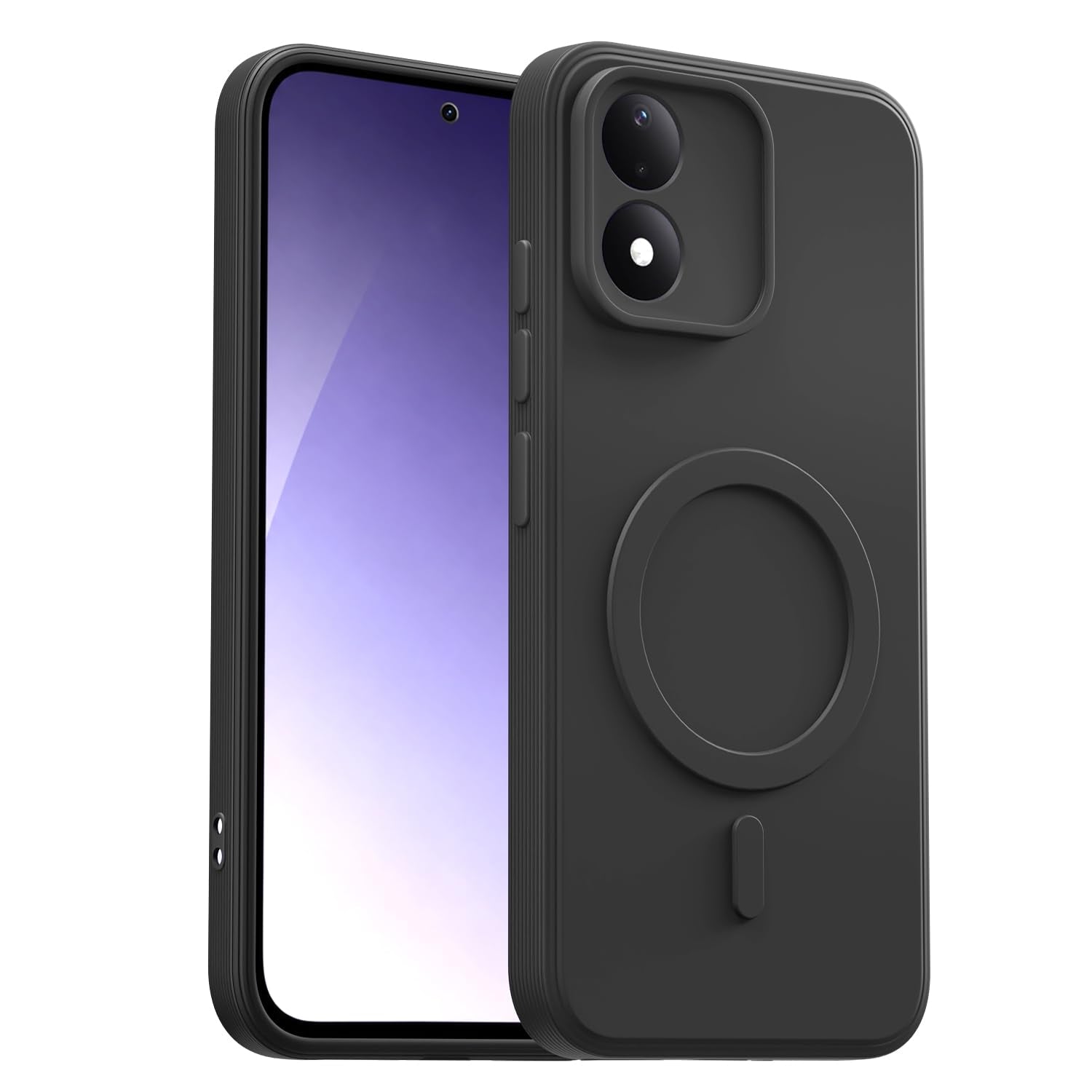 Black phone cover for Redmi Note 17 5G – Pikkme
