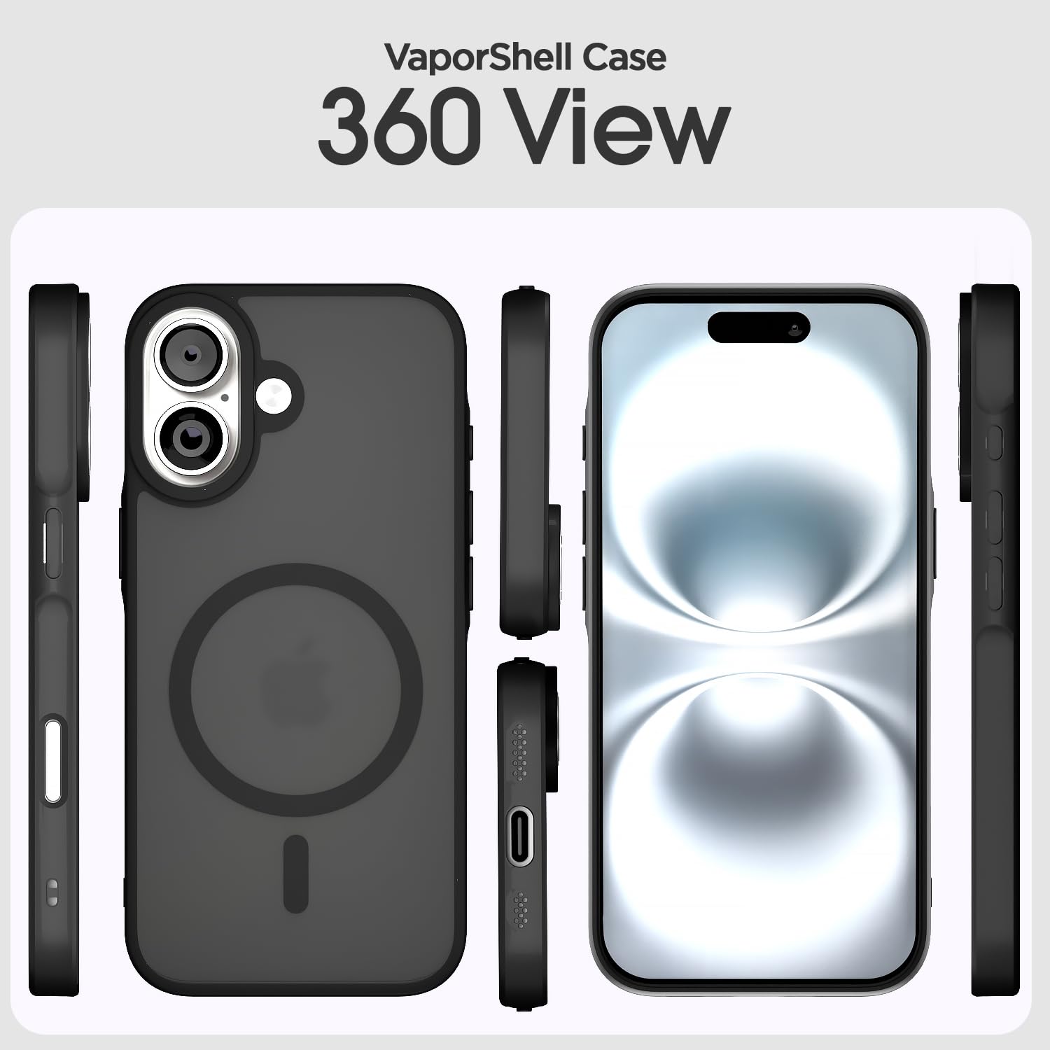 Pikkme iPhone 16 MagSafe black mobile back cover – photo 2