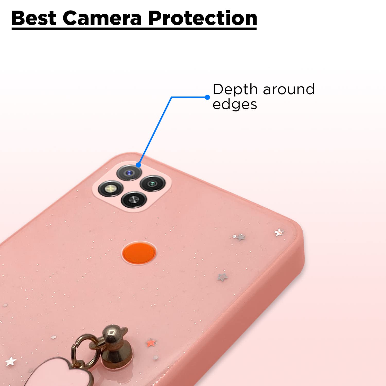 Pink Chain mobile back cover for Redmi 10A/9, Poco C31 – Pikkme – photo 3