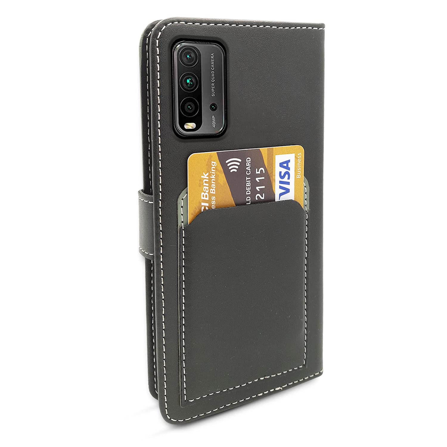 Redmi 9 Power mobile flip cover in grey by Pikkme – photo 6