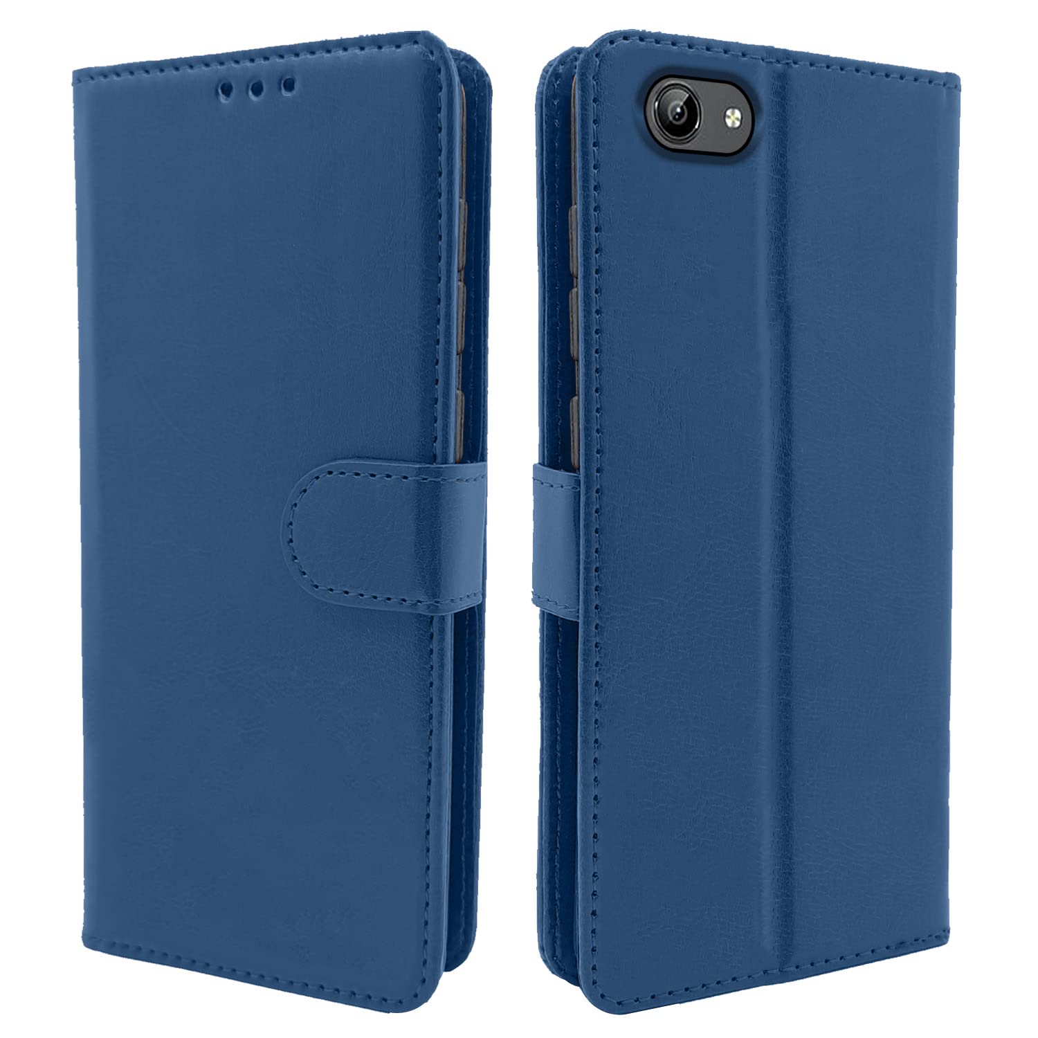 Vivo Y71 Blue Vintage Flip Cover