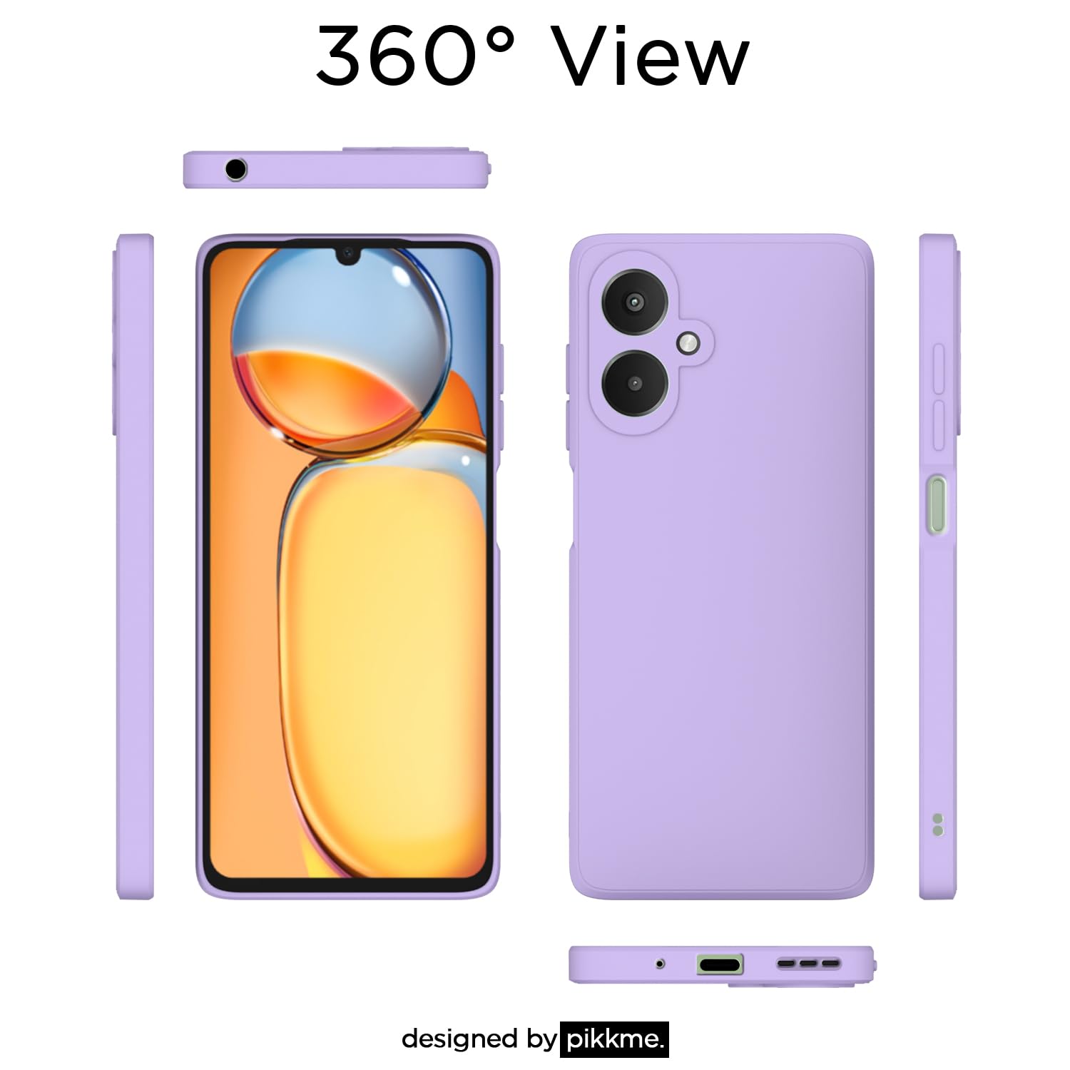 Pikkme purple back cover for Redmi 13C 5G – photo 2
