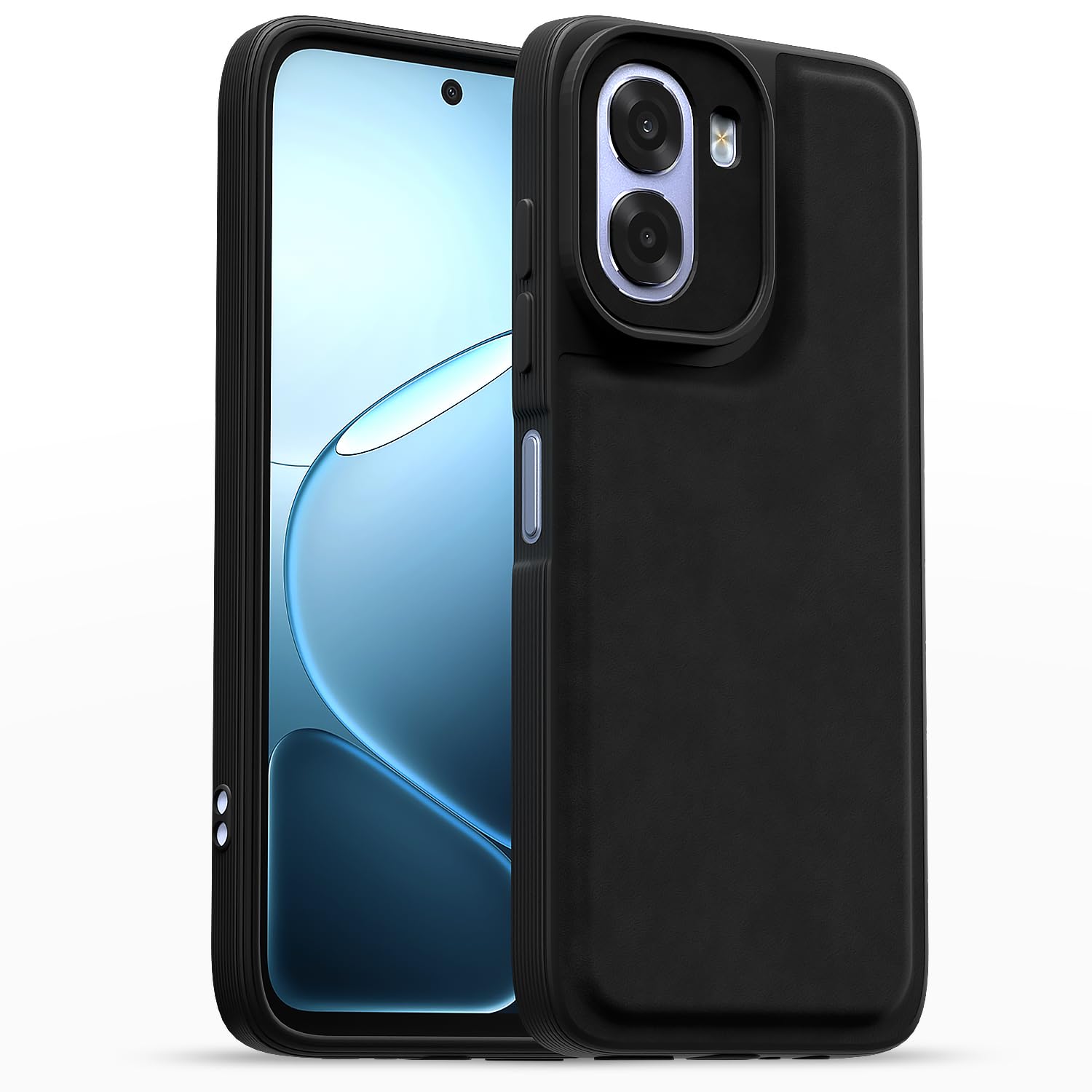 Pikkme Oppo K14x 5G/A6x/A6s 5G Leather black mobile back cover