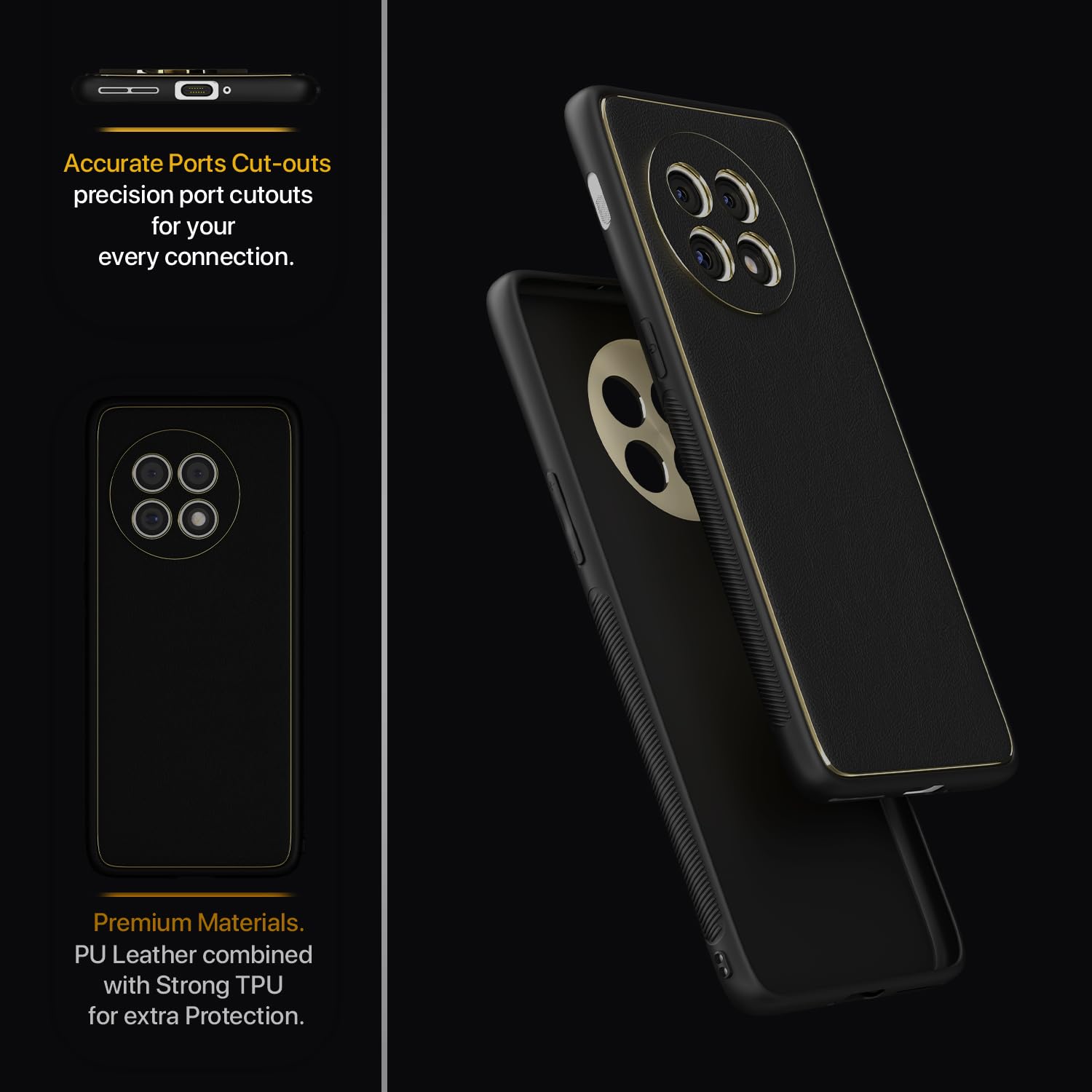 OnePlus 11R 5G Chrome back cover in black by Pikkme – photo 4