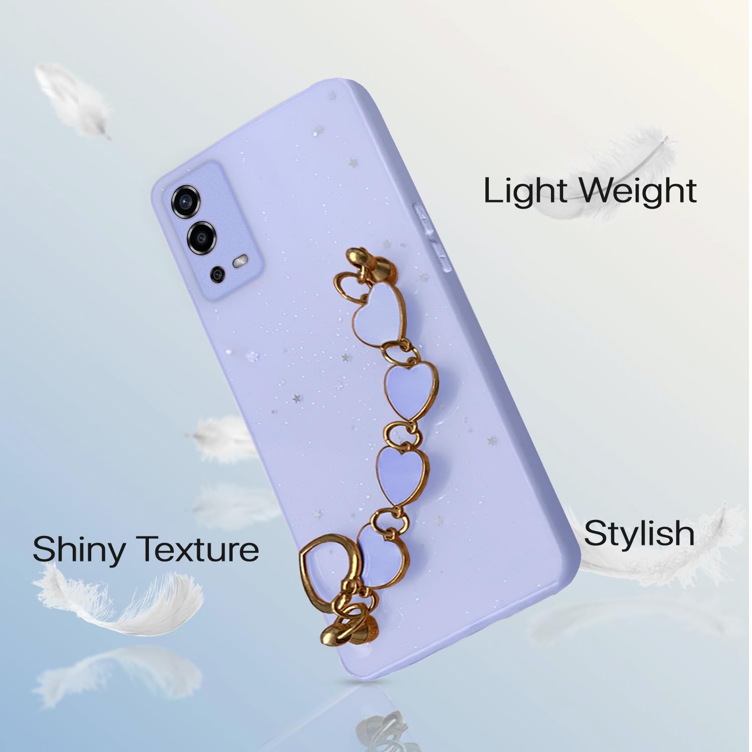 Pikkme Oppo A55 Chain purple phone cover – photo 6