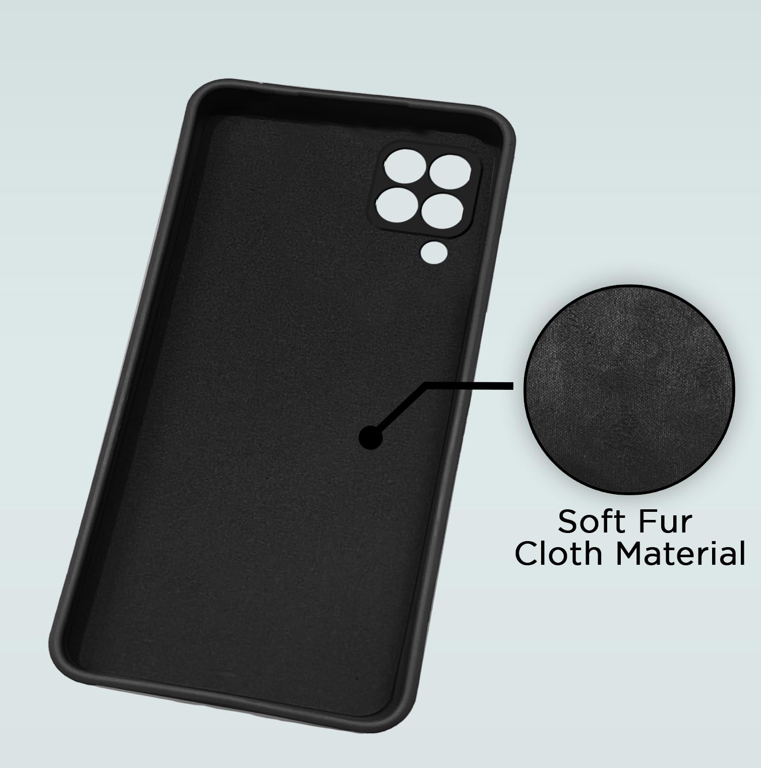 Pikkme Samsung M32 4G/M32 Prime/F22 4G black back cover – photo 2