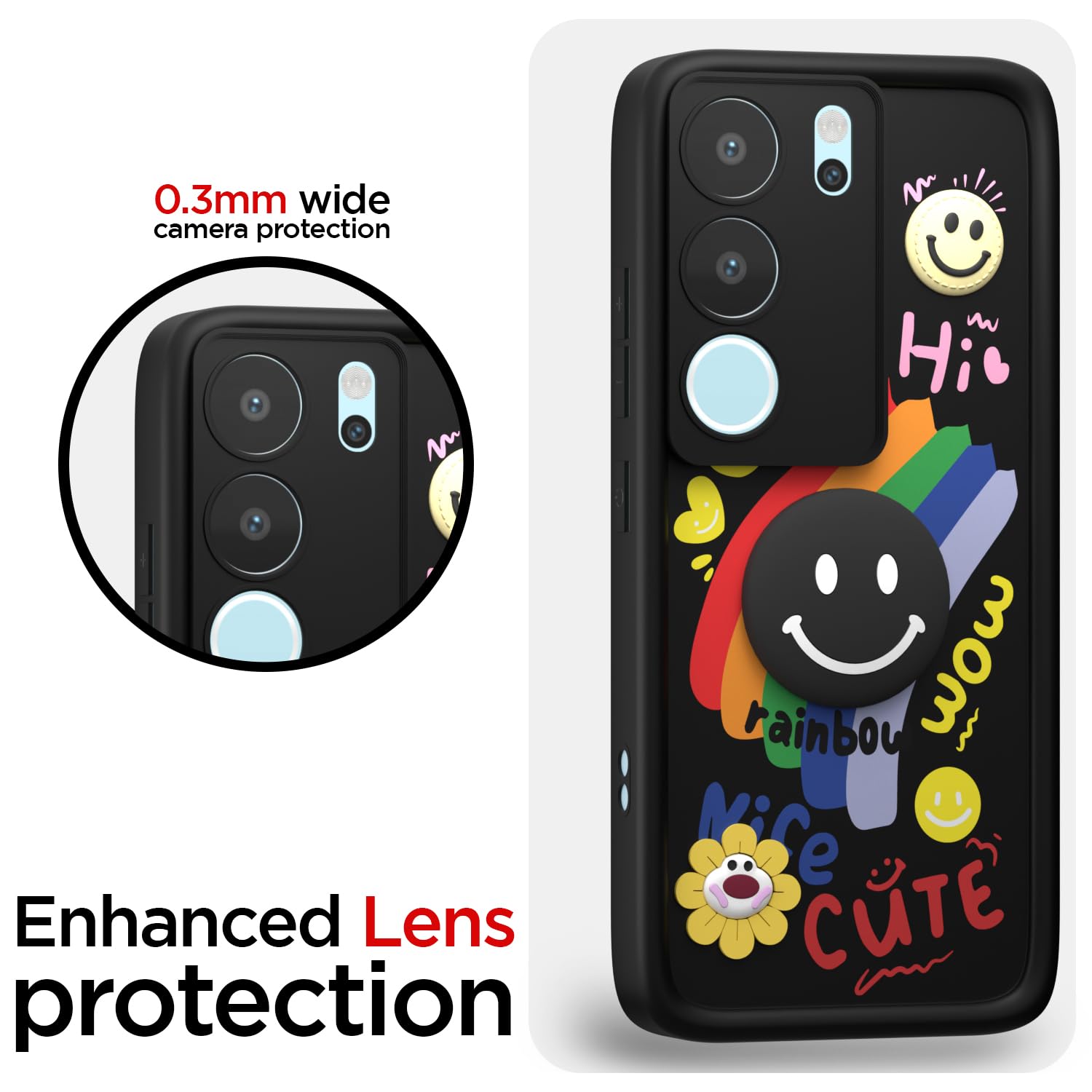 Pikkme Vivo V29/V29 Pro 5G Soft Silicone black phone cover – photo 5