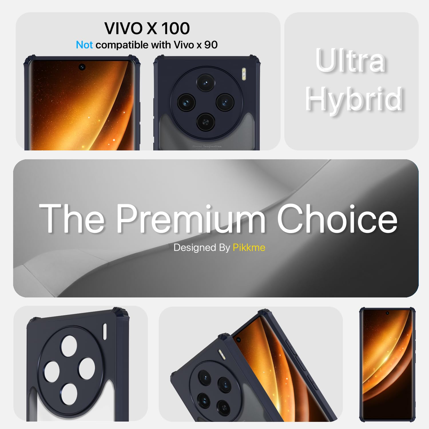 Blue Clear mobile cover for Vivo X100 5G – Pikkme – photo 3