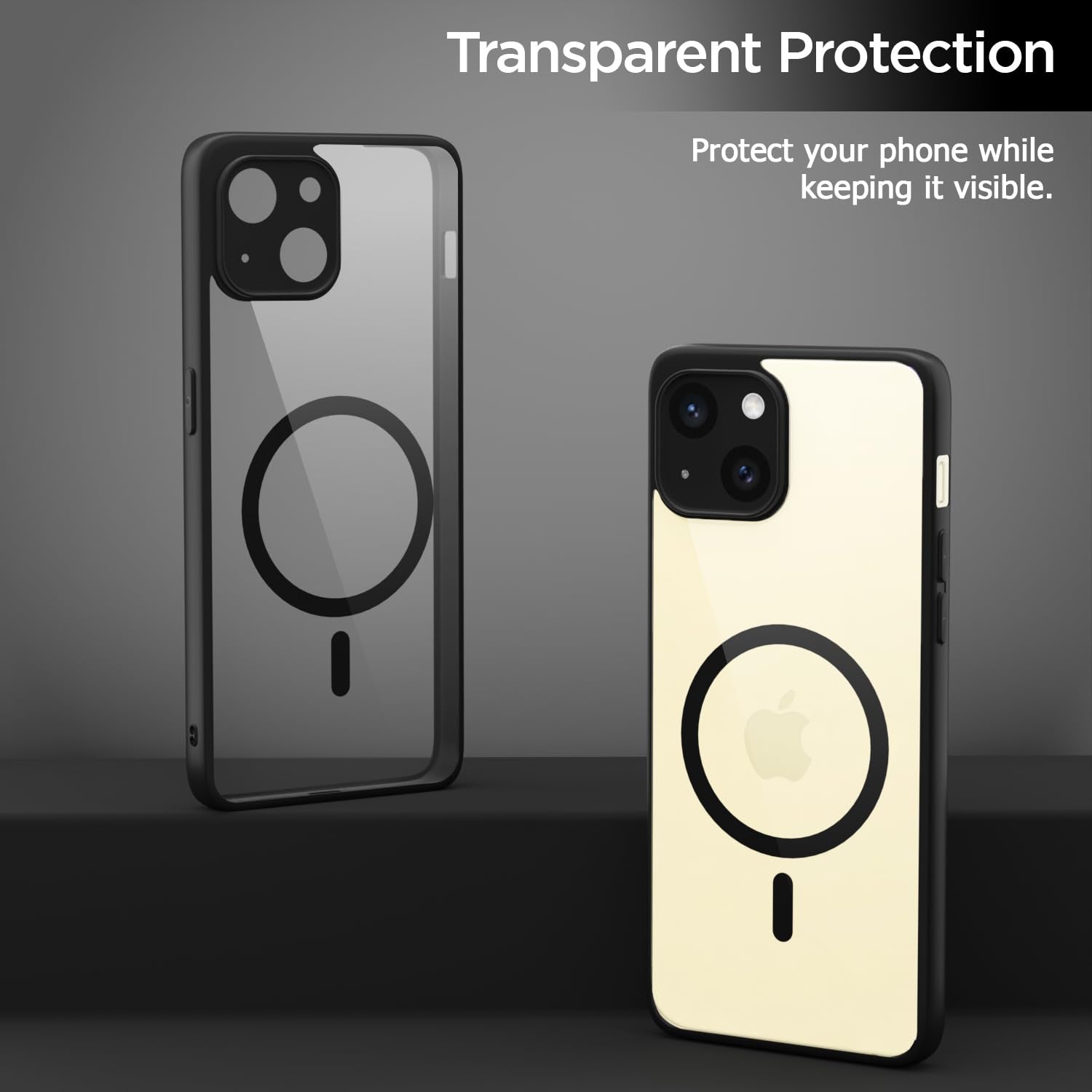 Pikkme black mag-safe MagSafe mobile cover for iPhone 15 – photo 3