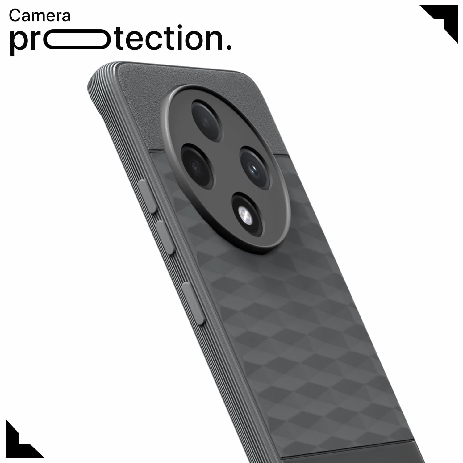 Pikkme Oppo F27 Pro Plus 5G Gencase Back Cover (Grey)