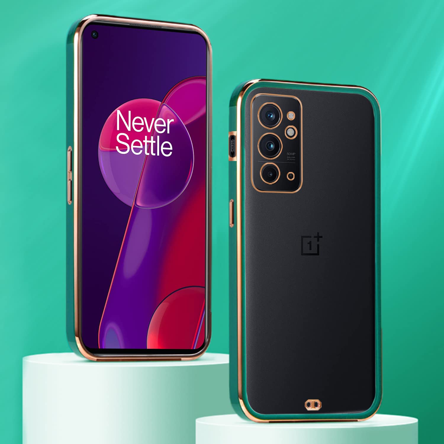 OnePlus 9RT mobile cover in green by Pikkme – photo 3