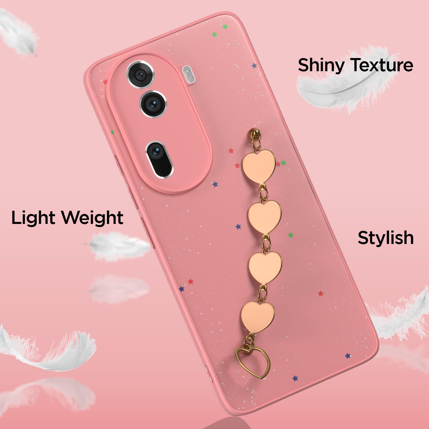 Pikkme pink back cover for Oppo Reno 11 Pro 5G – photo 4