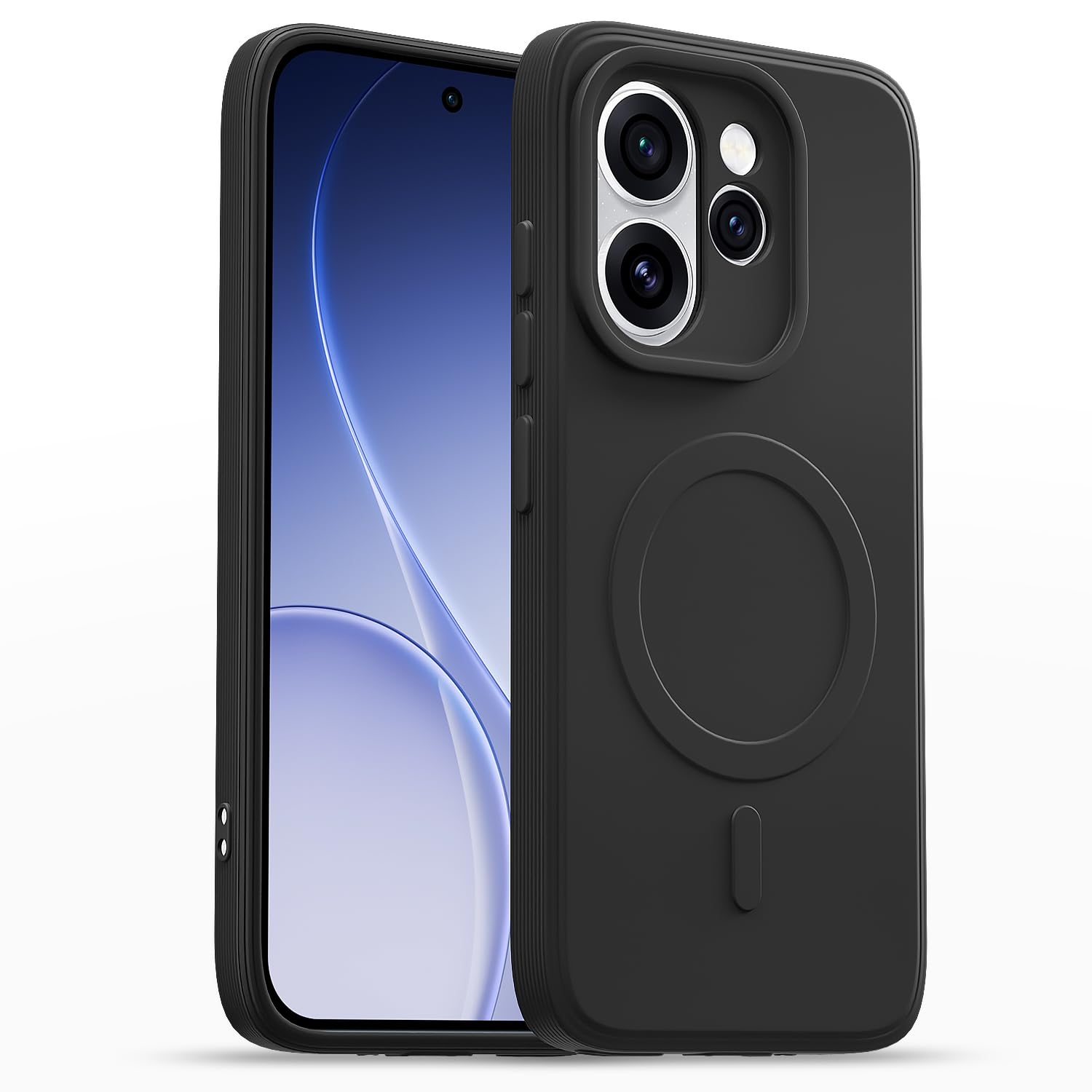 Oppo Reno 15 Pro Mini 5G mobile cover in black by Pikkme
