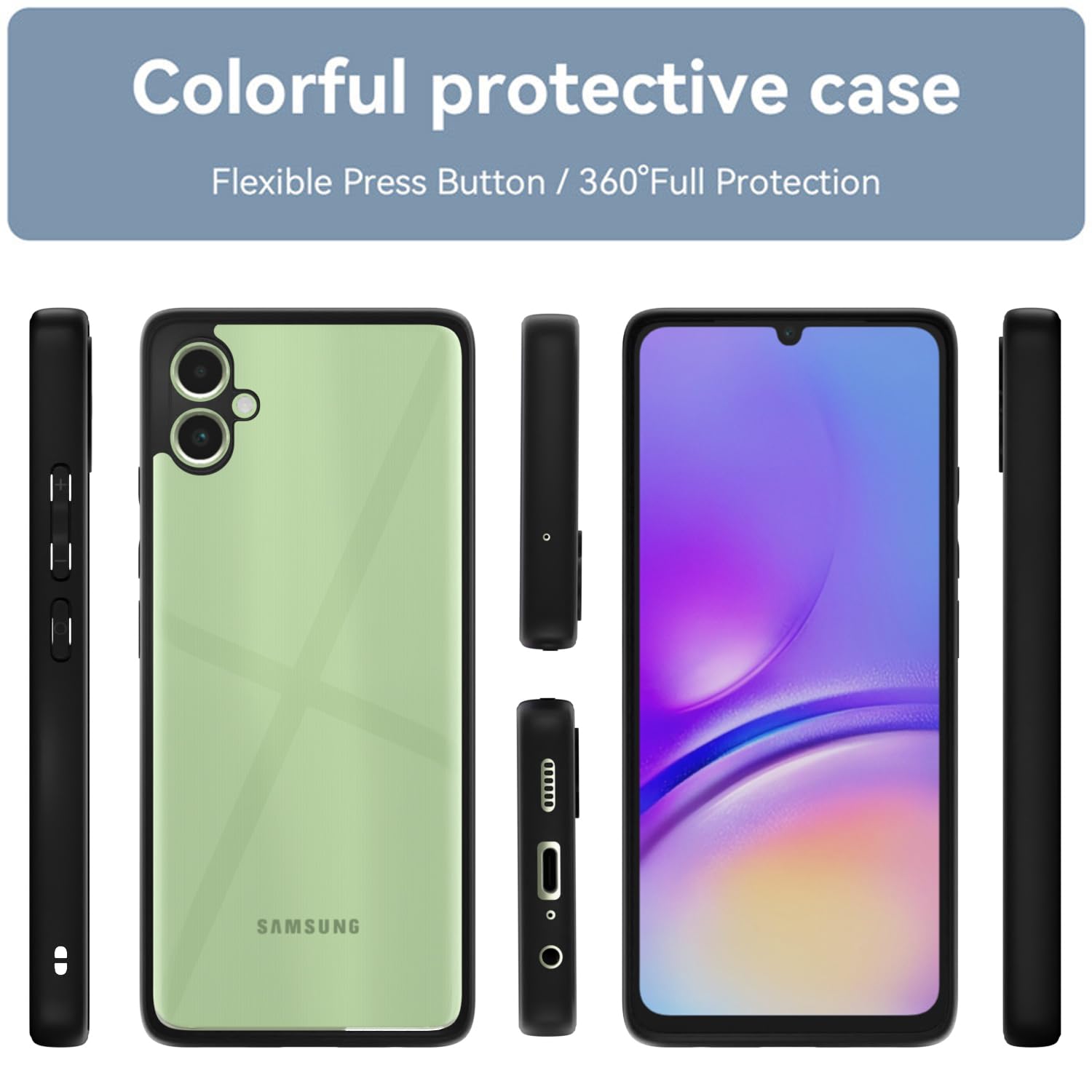 Samsung M05/A05/F05 back cover in black by Pikkme – photo 2