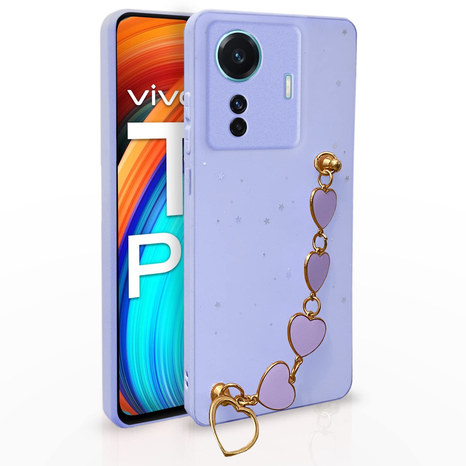 Vivo T1 Pro/iQOO Z6 Pro 5G mobile back cover in purple by Pikkme
