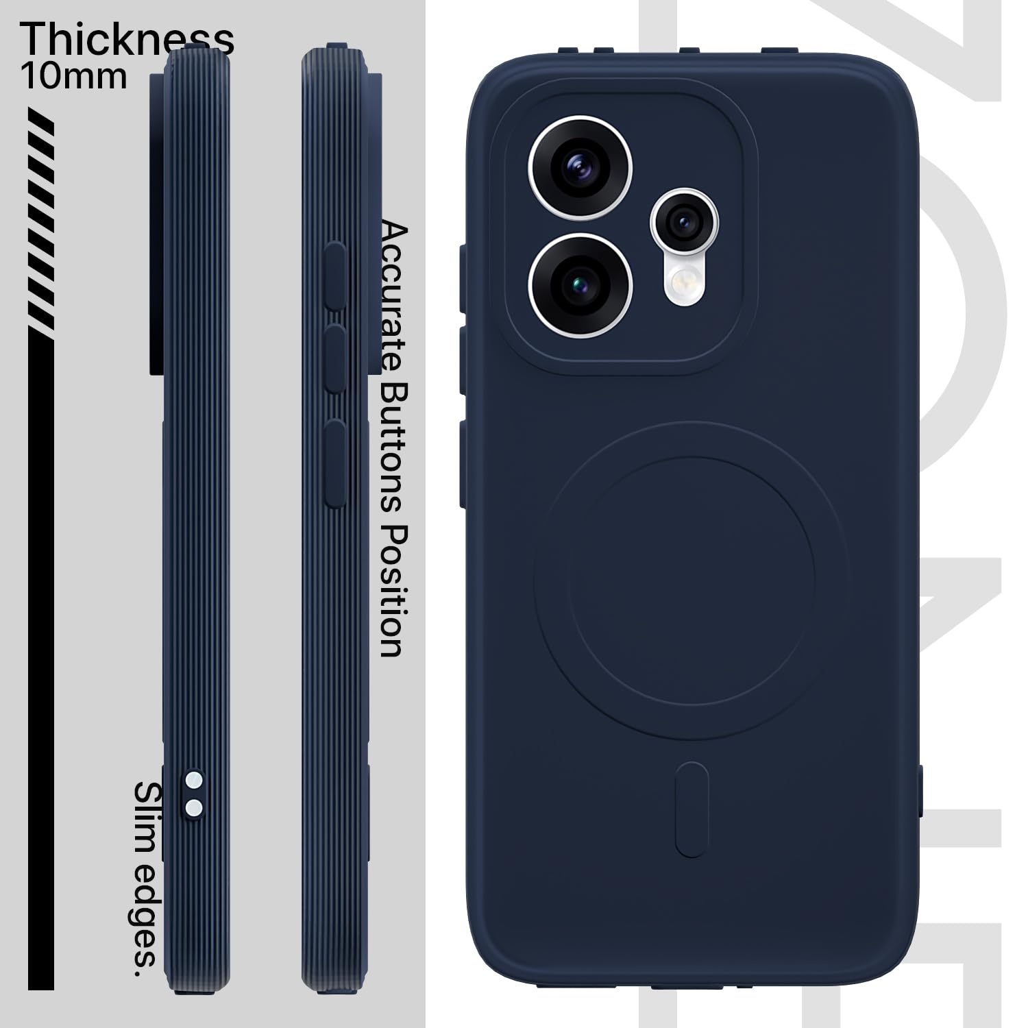 Pikkme Oppo Reno 15 5G blue phone cover – photo 3