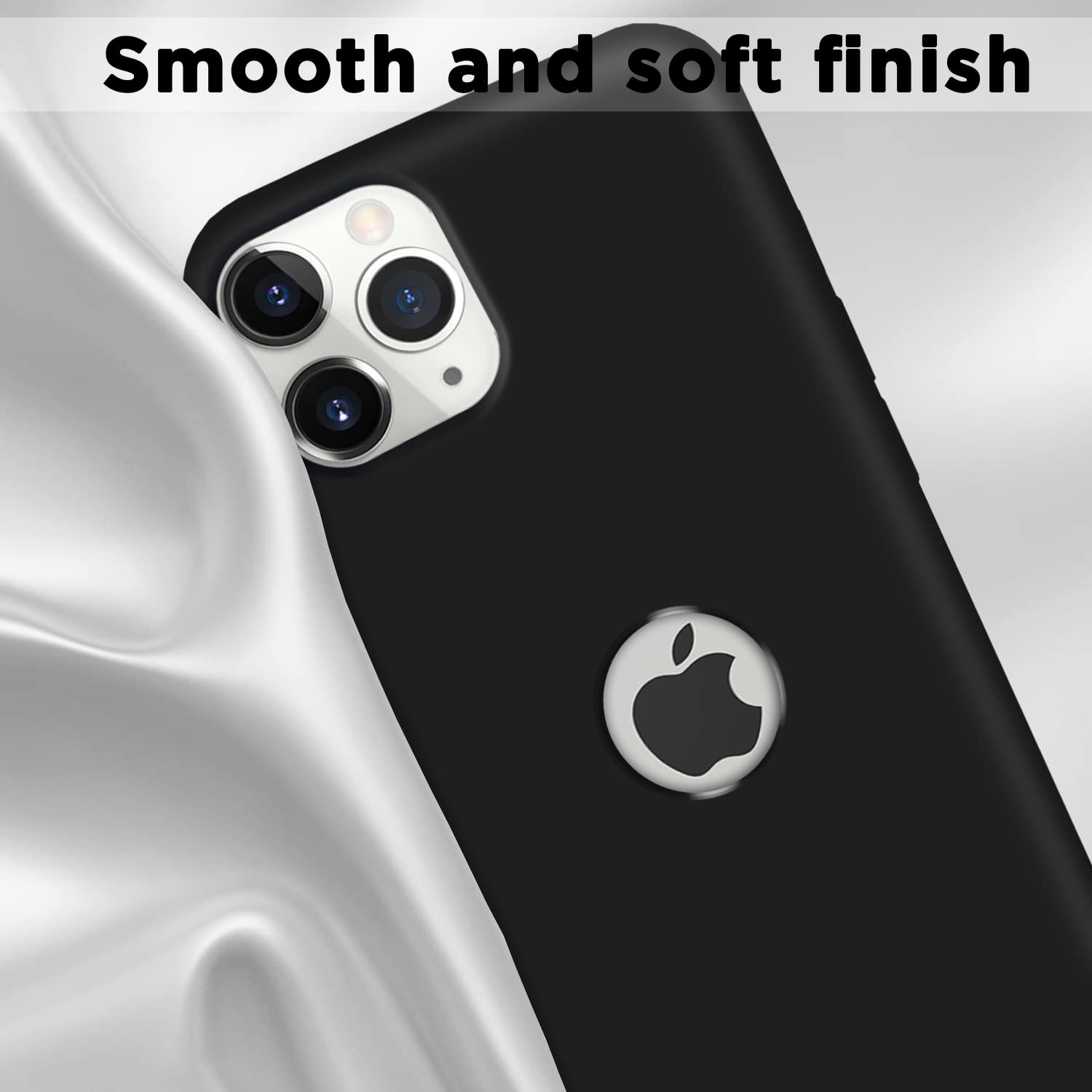 Black Soft Silicone phone cover for iPhone 11 Pro Max – Pikkme – photo 6