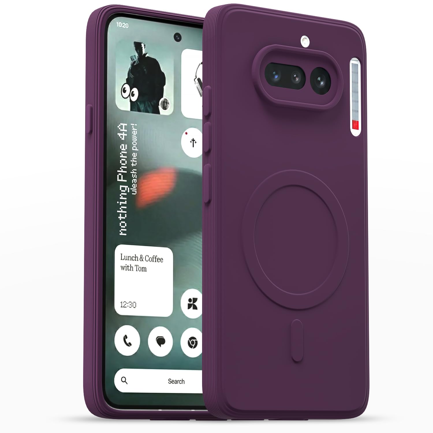 Nothing Phone 4a 5G mobile back cover in black by Pikkme
