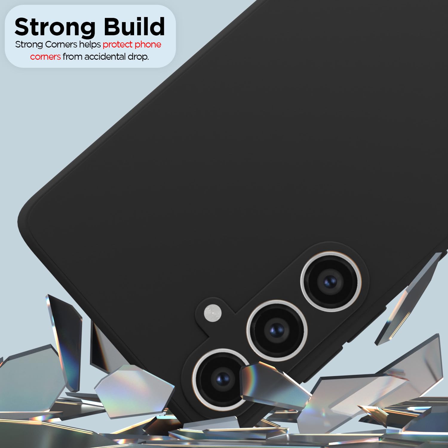 Pikkme Samsung S23 FE 5G Liquid Silicone black back cover – photo 5