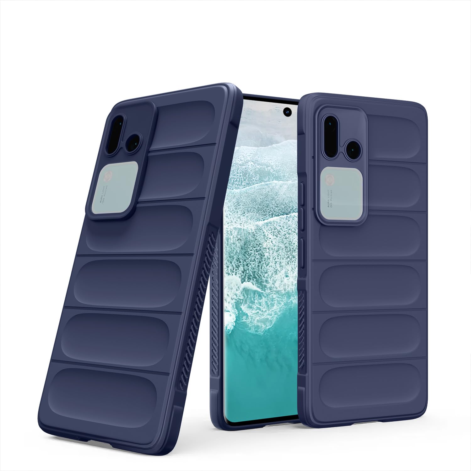 Pikkme blue mobile cover for Vivo V30/V30 Pro 5G