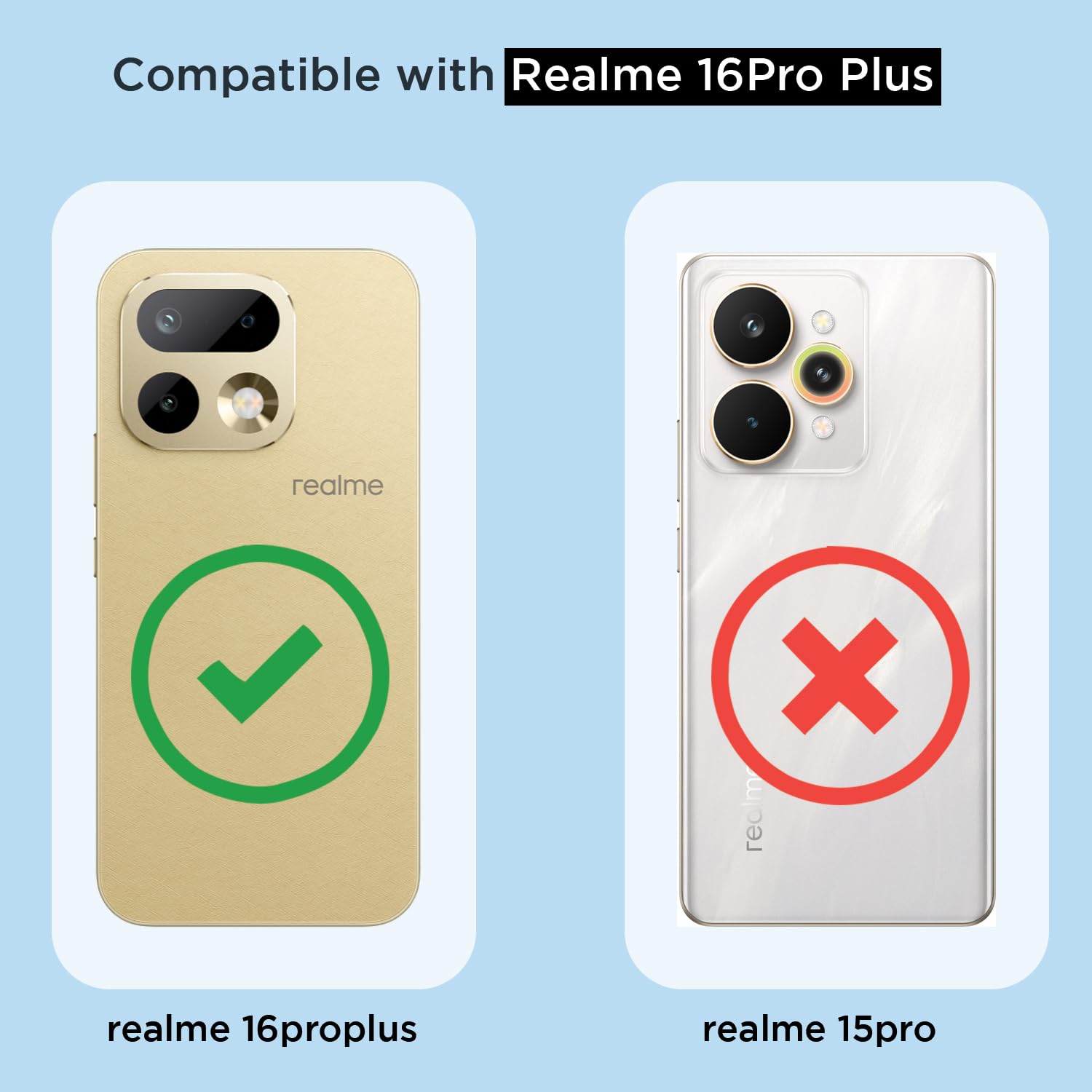 Transparent mag-safe MagSafe phone cover for Realme 16 Pro Plus 5G – Pikkme – photo 4