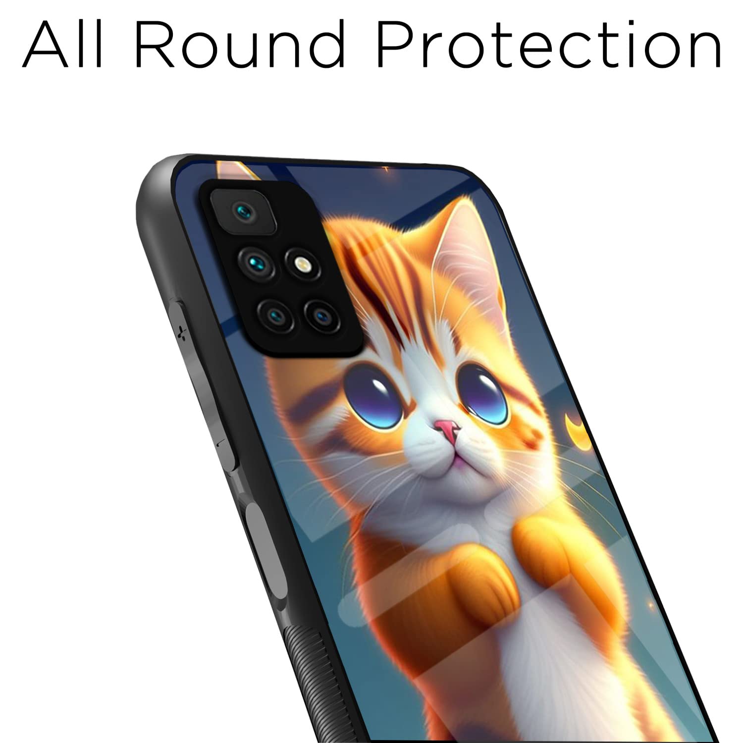Pikkme Redmi 10 Prime Cat mobile back cover – photo 7