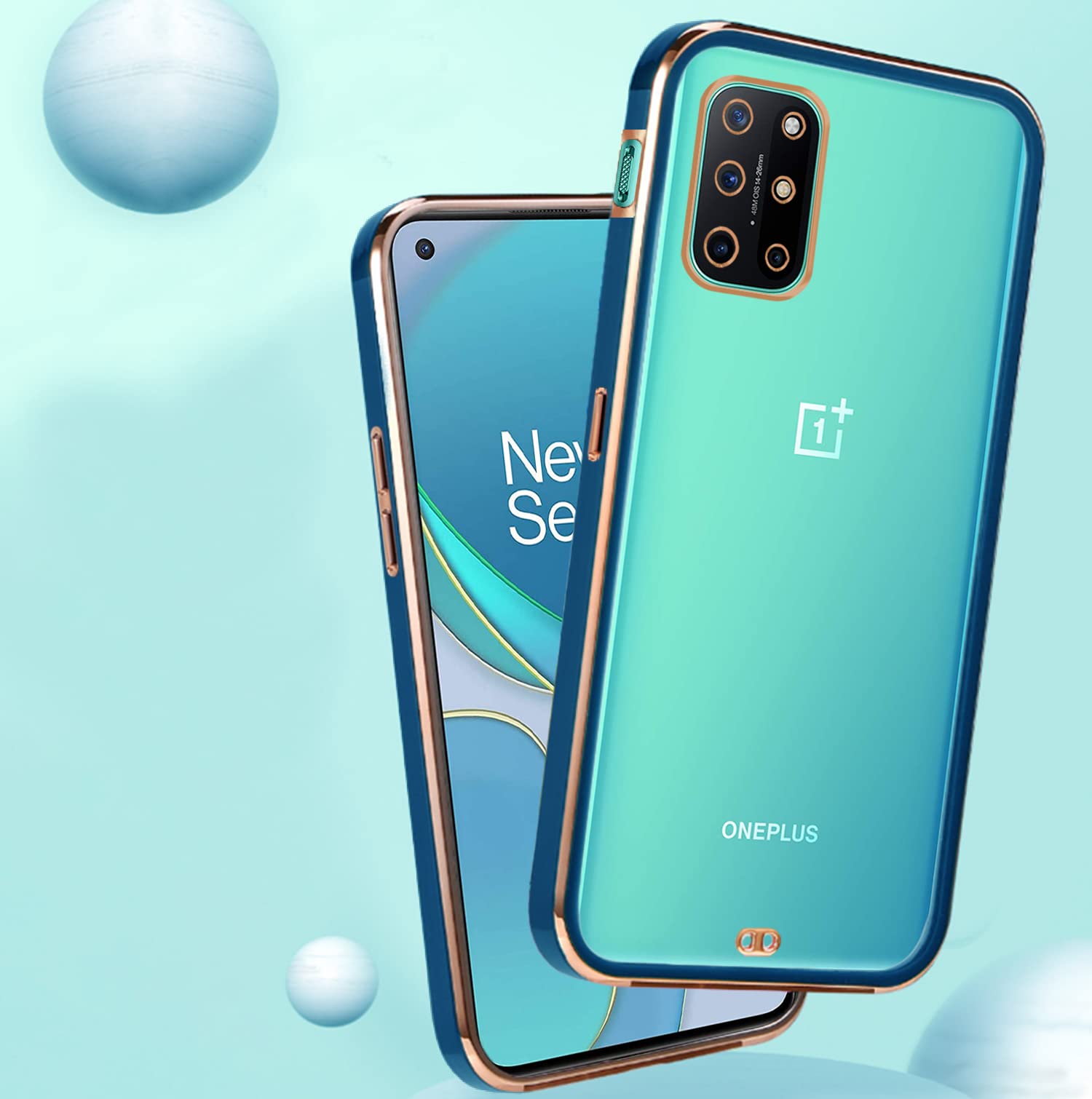 OnePlus 8T mobile cover in blue by Pikkme – photo 4