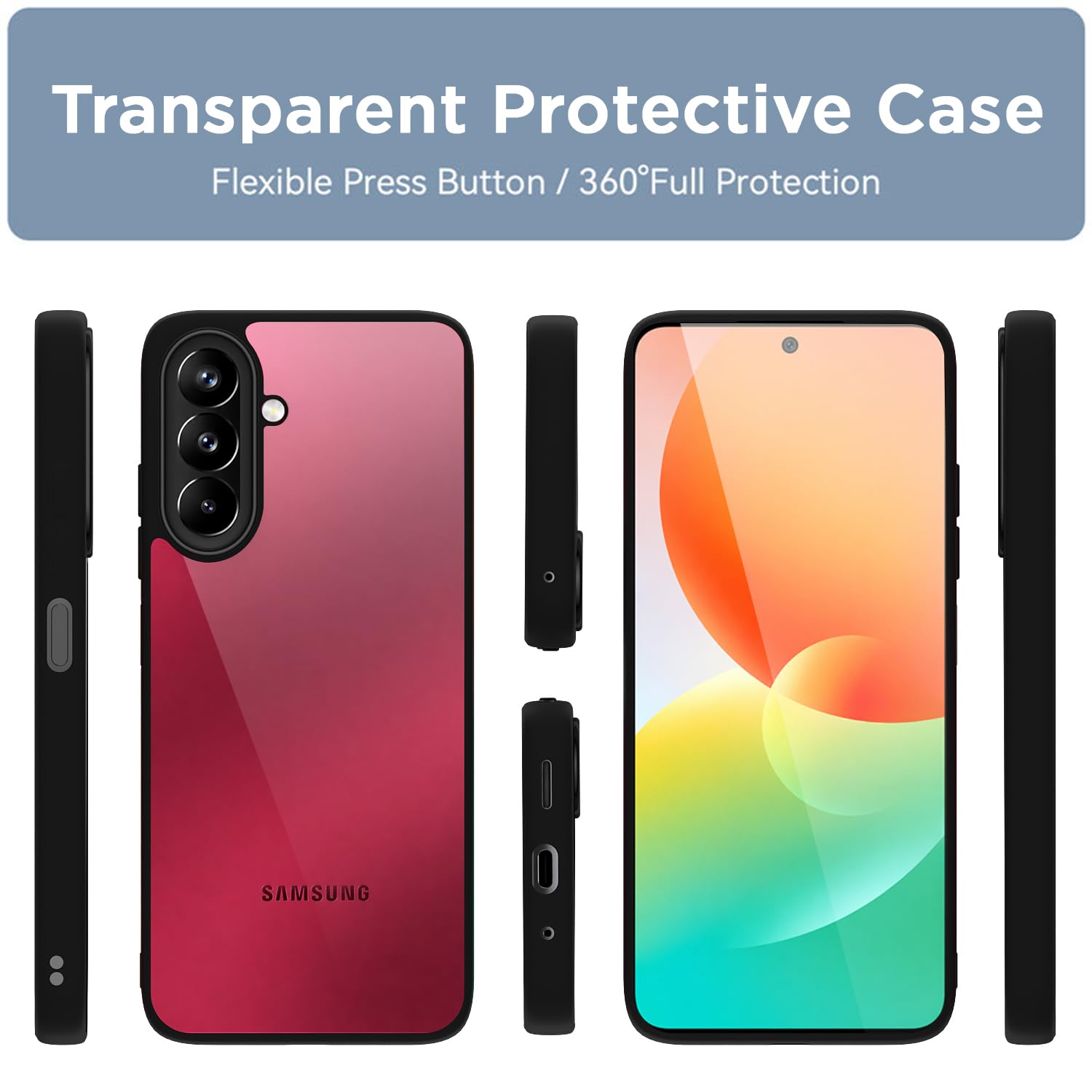 Black Tough Armor back cover for Samsung M47/A27 5G – Pikkme – photo 2