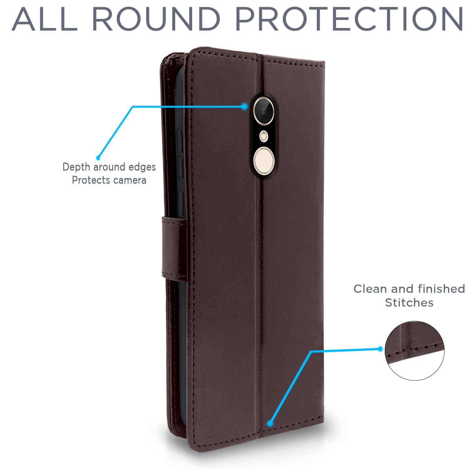 Pikkme coffee mobile flip cover for Redmi 5 – photo 4