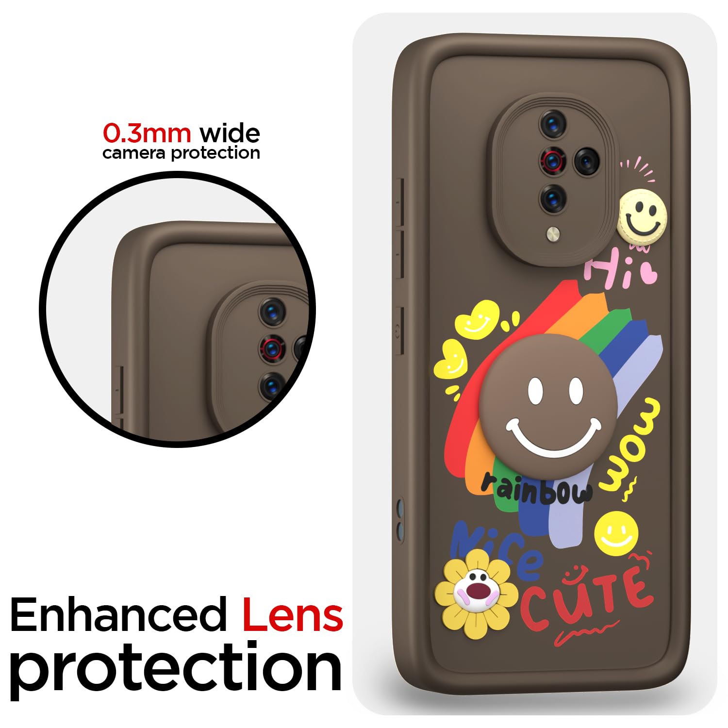Vivo S1 Pro back cover in brown by Pikkme – photo 5
