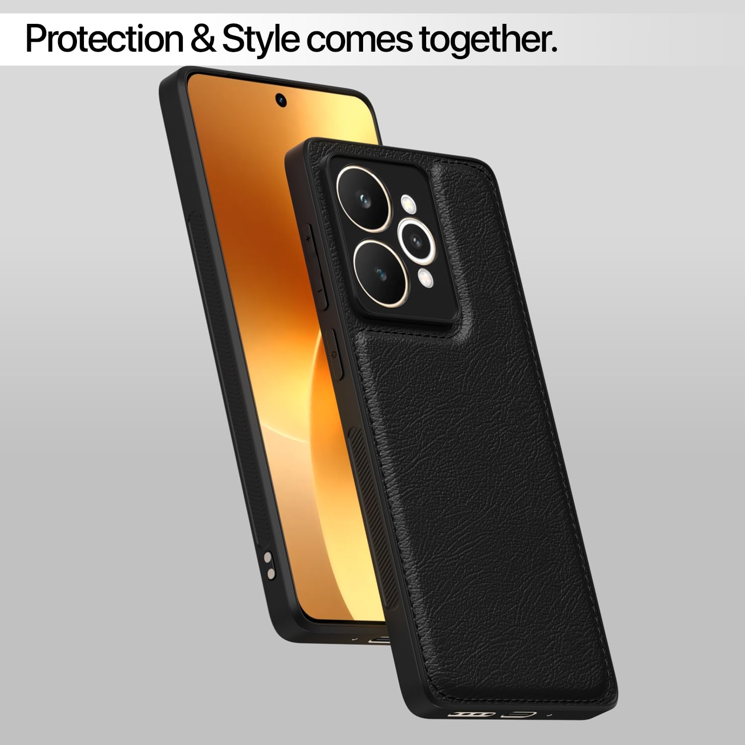 Realme 15 5G back cover in black by Pikkme – photo 7