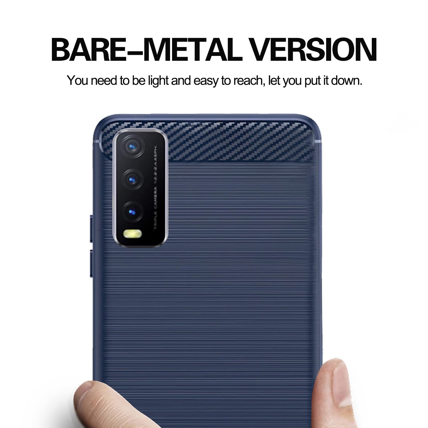 Blue Hybrid phone cover for Vivo Y12s/Y20/Y20i/Y20G – Pikkme – photo 6