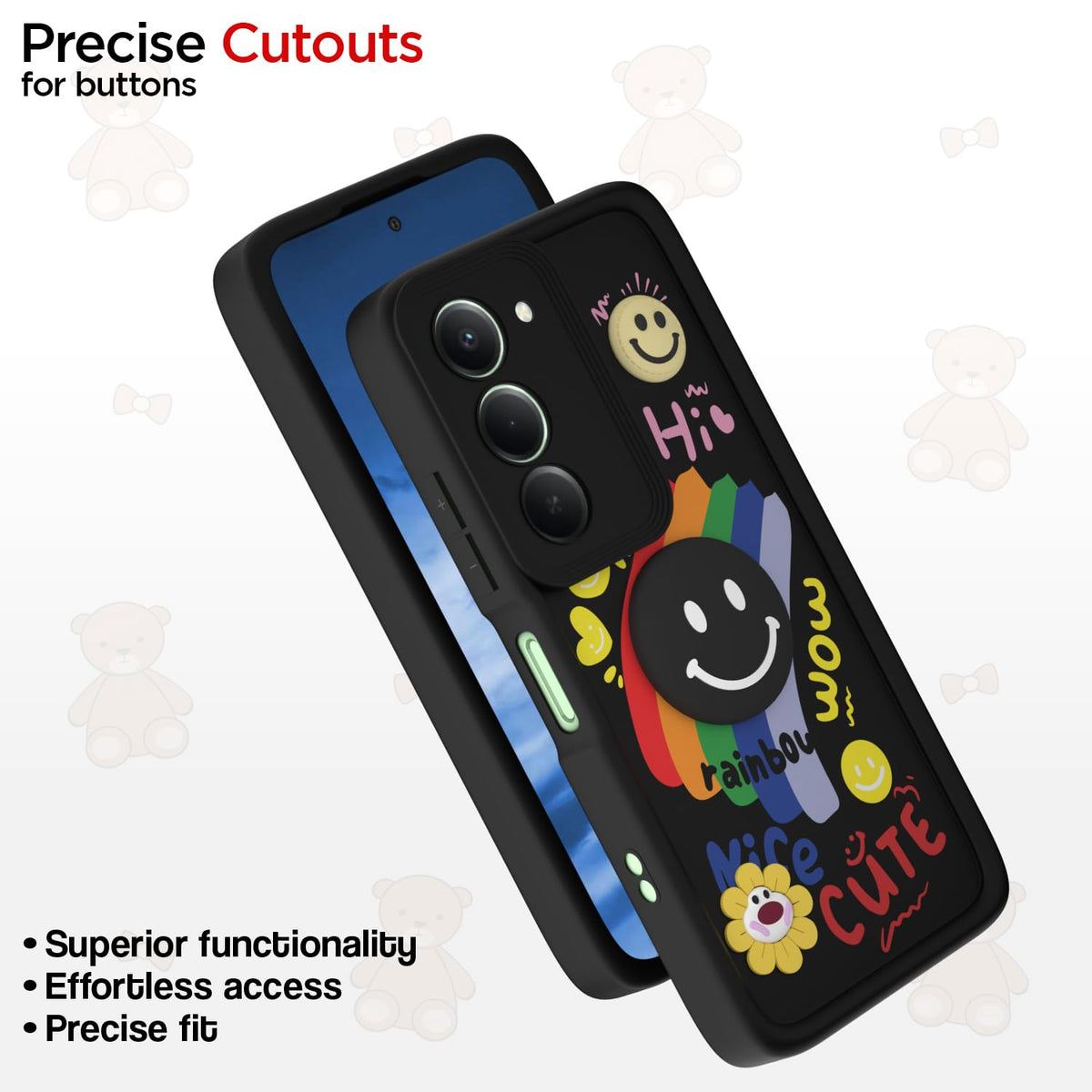Black mobile cover for Redmi 15 5G – Pikkme – photo 6
