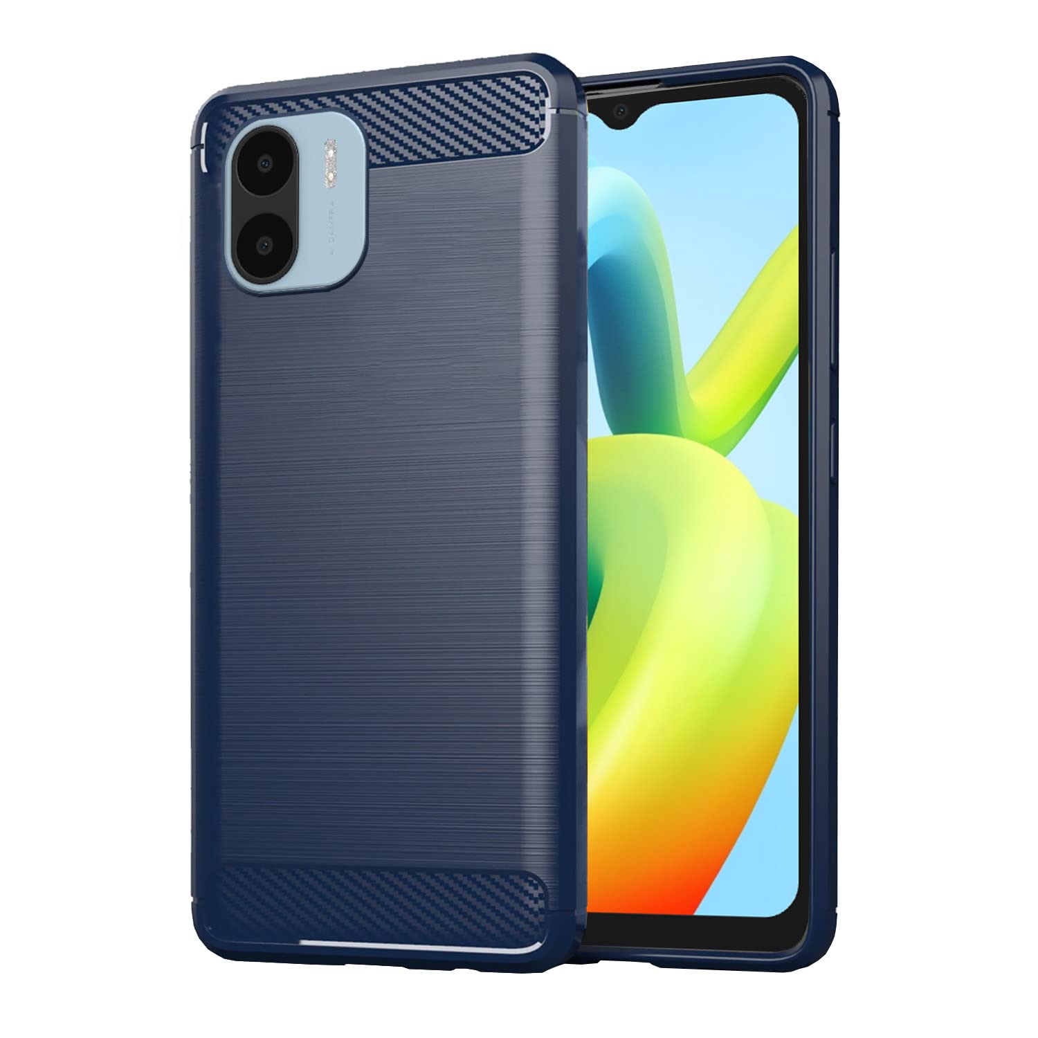 Pikkme blue mobile back cover for Redmi A1/A2