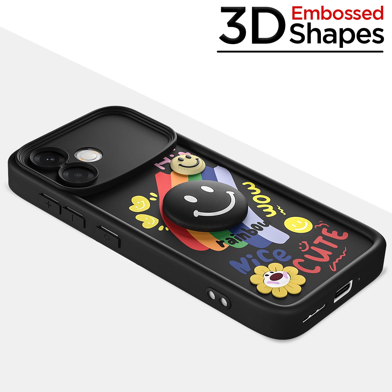Pikkme black Soft Silicone phone cover for Oppo F33 Pro 5G – photo 3