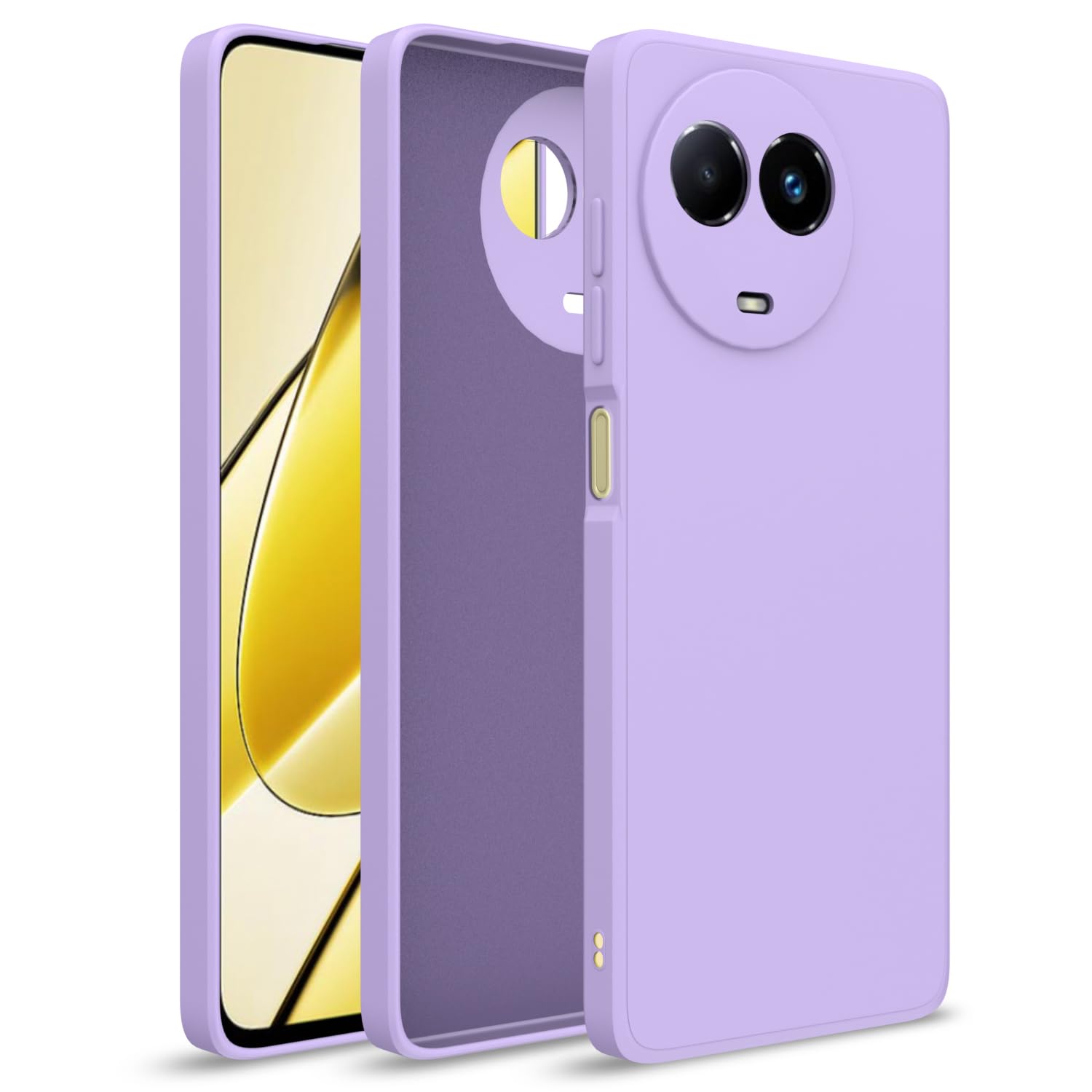 Realme 11/11x/Narzo 60x 5G Matte phone cover in purple by Pikkme