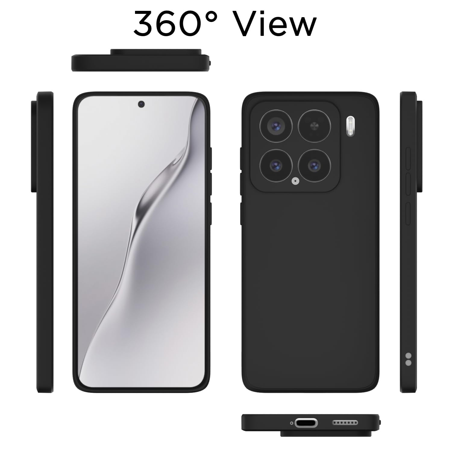 Pikkme black mobile back cover for Xiaomi 15 – photo 4
