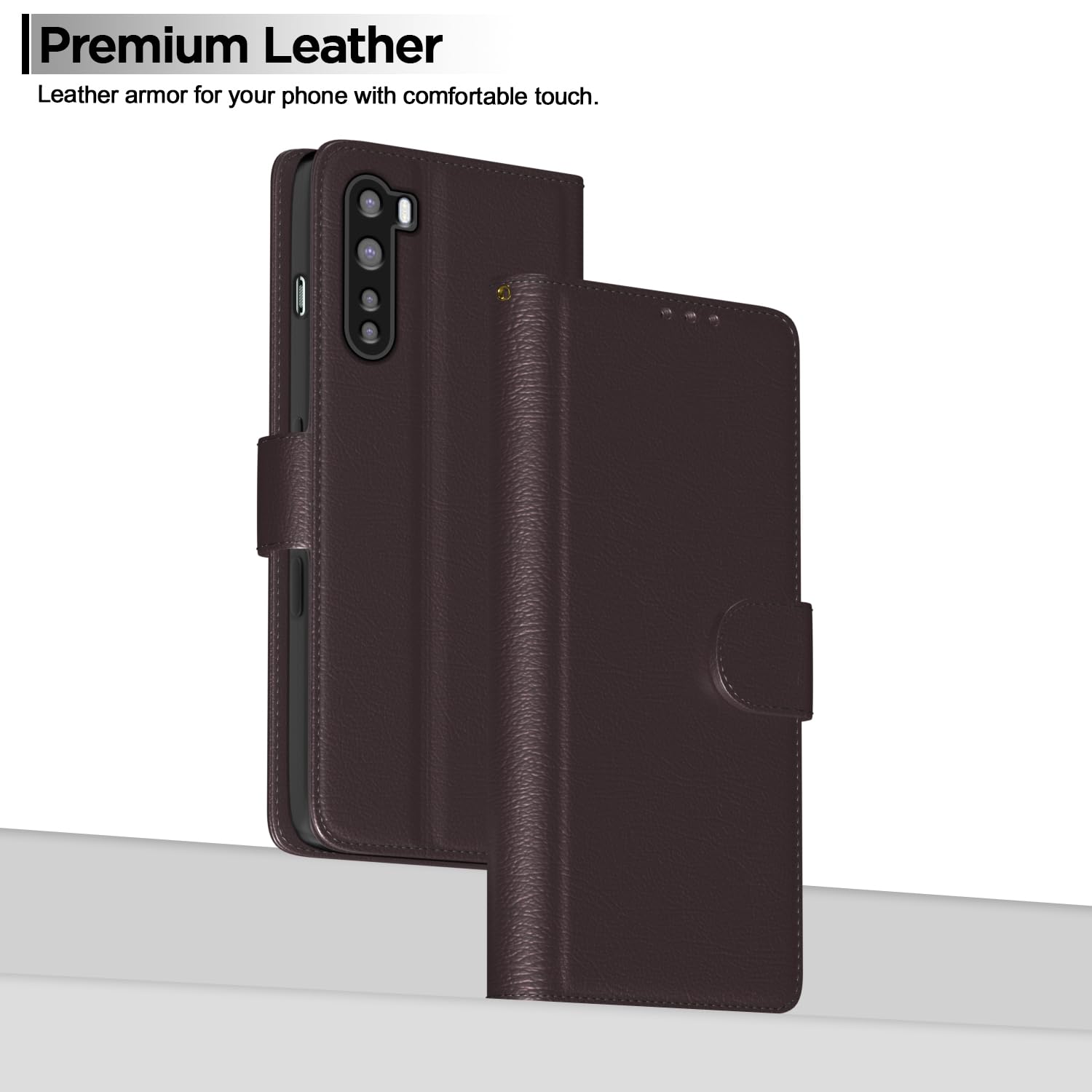 Pikkme OnePlus Nord coffee flip cover – photo 2