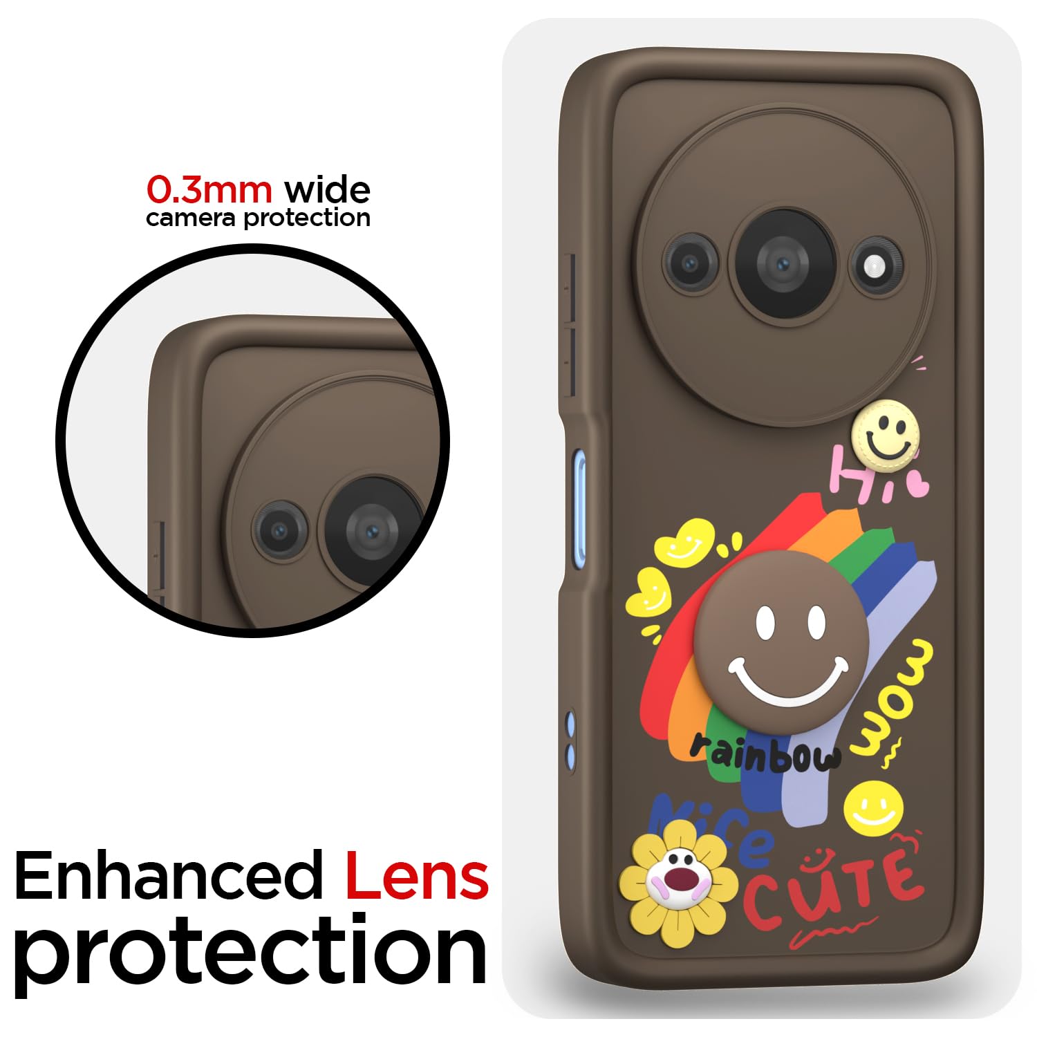 Brown mobile cover for Redmi A3 (2024)/A3x/Poco C61 – Pikkme – photo 5
