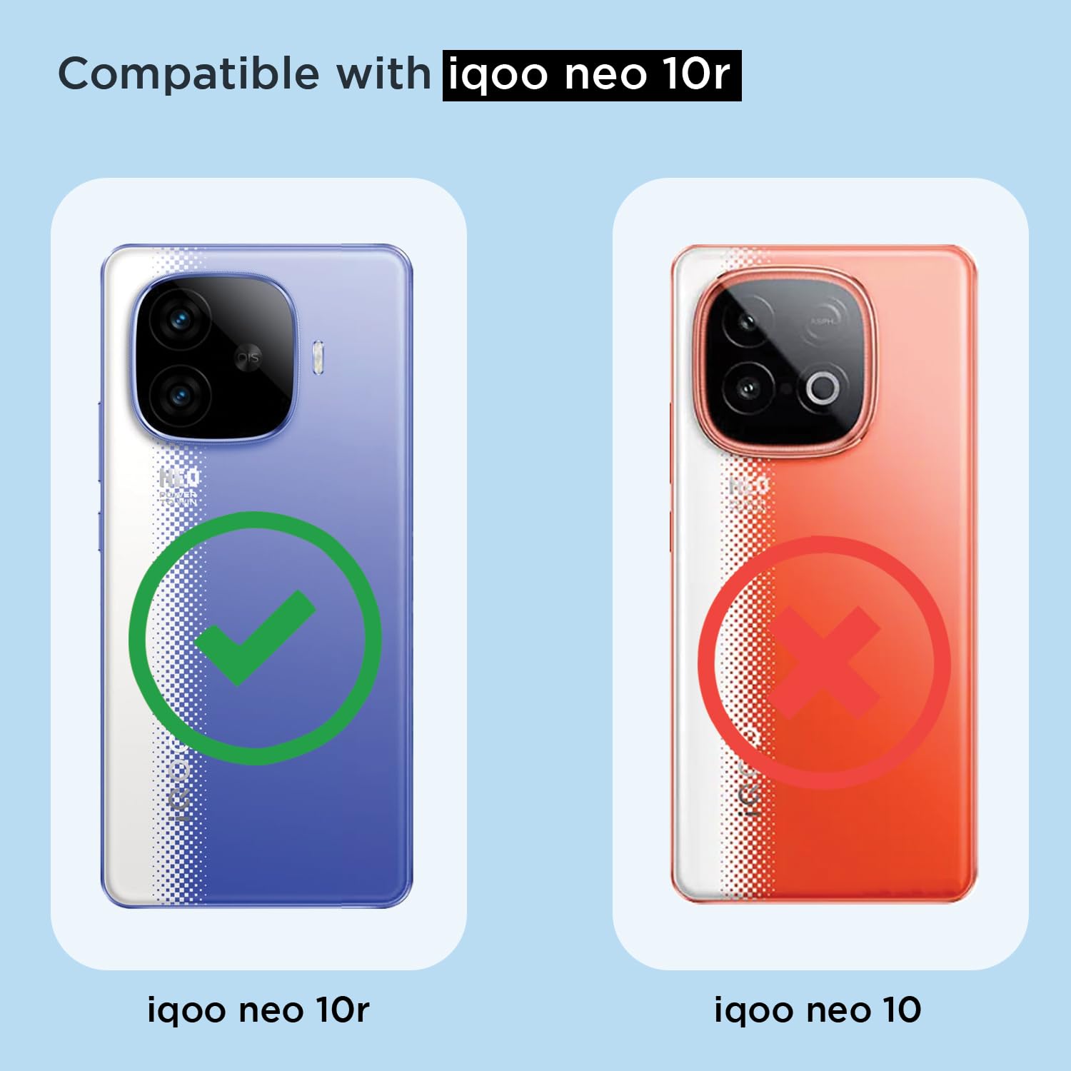Pikkme transparent mag-safe back cover for iQOO Neo 10R/Z9 Turbo/Vivo Y200 GT 5G – photo 4
